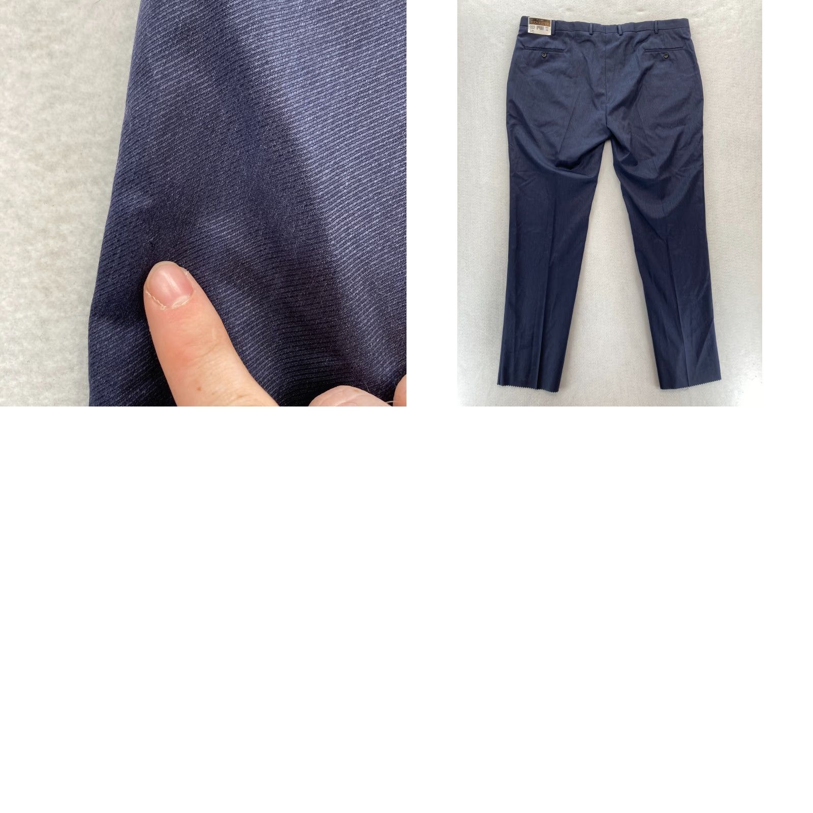 Jos. A. Bank Jos. A. Bank Reserve Dress Pants Mens 46R Navy Blue Wool Size US 30 / EU 46 - 10 Thumbnail