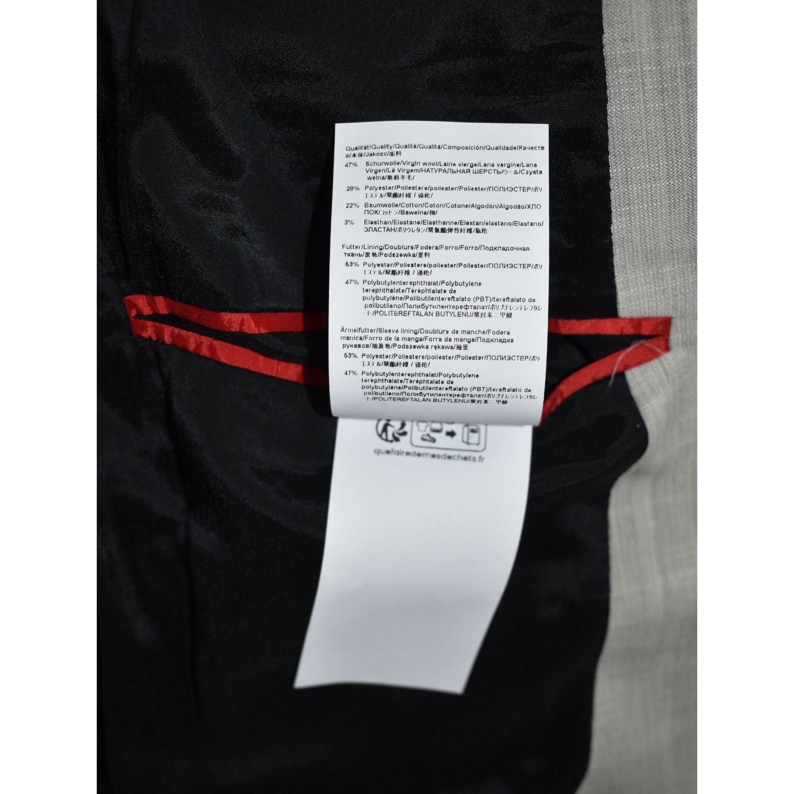 Hugo Boss NWT HUGO BOSS Wool Blend Extra Slim Jacket Blazer 38R $495 Size 38R - 9 Thumbnail