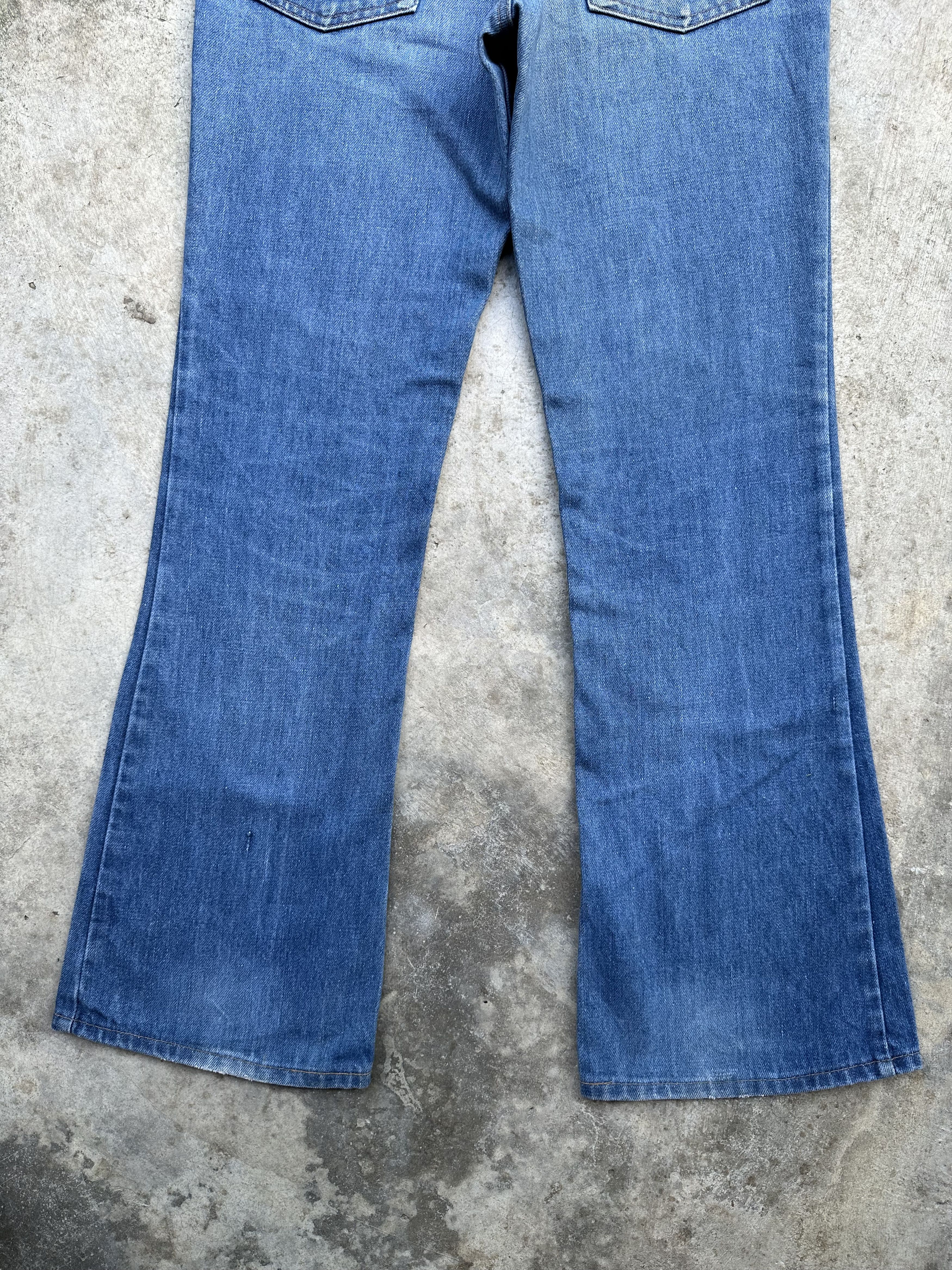 Levi's Rare!! 70s 646 Orange Tab Talon 42 Flare Bell Bottom Jeans Size US 32 / EU 48 - 16 Thumbnail