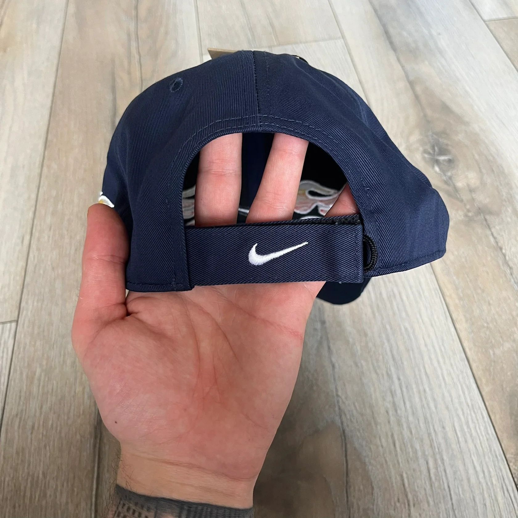 Nike Nike Club Semi-Structured OG Midnight Navy Flame Cap Medium Size ONE SIZE - 5 Thumbnail