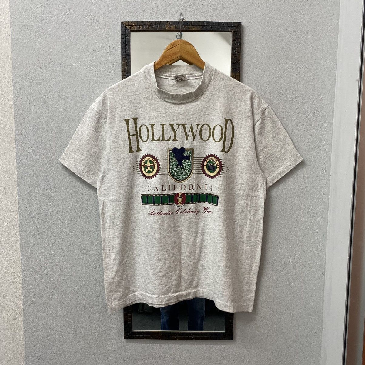 Vintage Vintage Hollywood California Authentic Celebrity Wear Tee Size US L / EU 52-54 / 3 - 1 Thumbnail