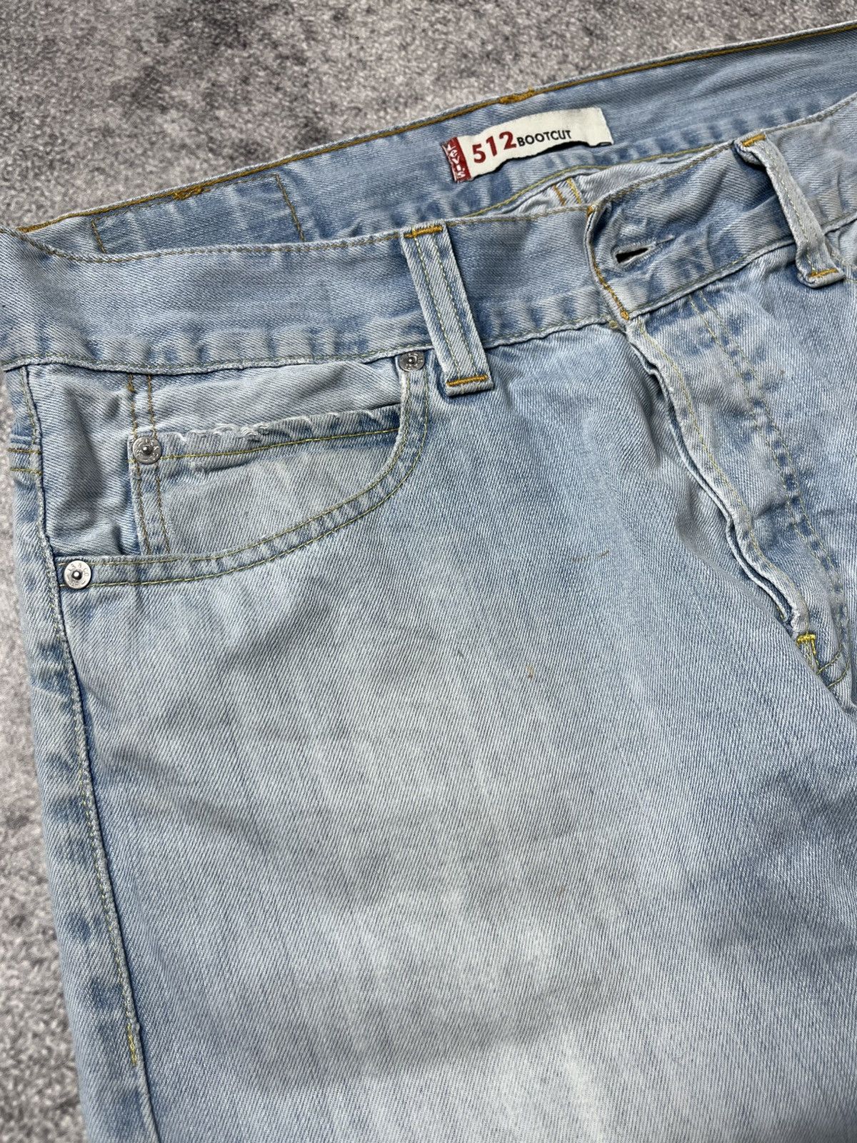 Levi's 🔥00'S LEVIS BOOTCUT FLARED WASHED JEANS TORNADO MART VIBE Size US 34 / EU 50 - 12 Thumbnail