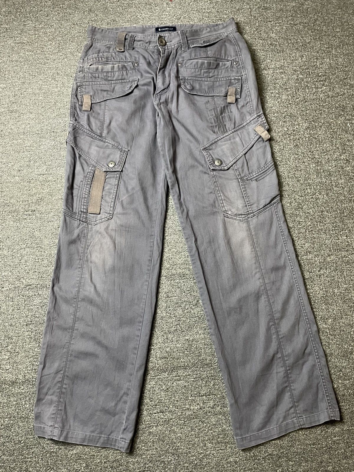 If Six Was Nine × Japanese Brand × Le Grande Bleu (L.G.B.) CHASE CULT Multi pocket Cargo Pants (92) Size US 33 - 1 Thumbnail