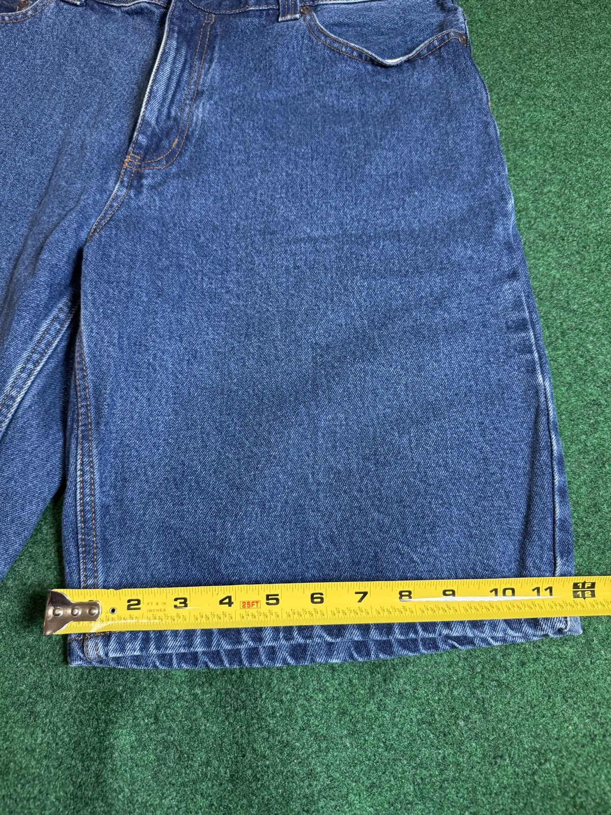 Route 66 Y2K Baggy Below Knee Hip Hop Jorts Route 66 13” Denim Shorts Size US 36 / EU 52 - 6 Thumbnail