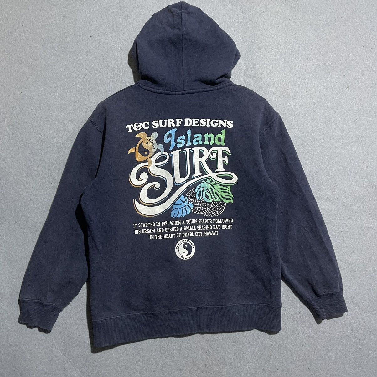 Vintage Vintage Y2K T&C Surf Designs Hoodie – Island Surf Graphic Size US M / EU 48-50 / 2 - 1 Thumbnail