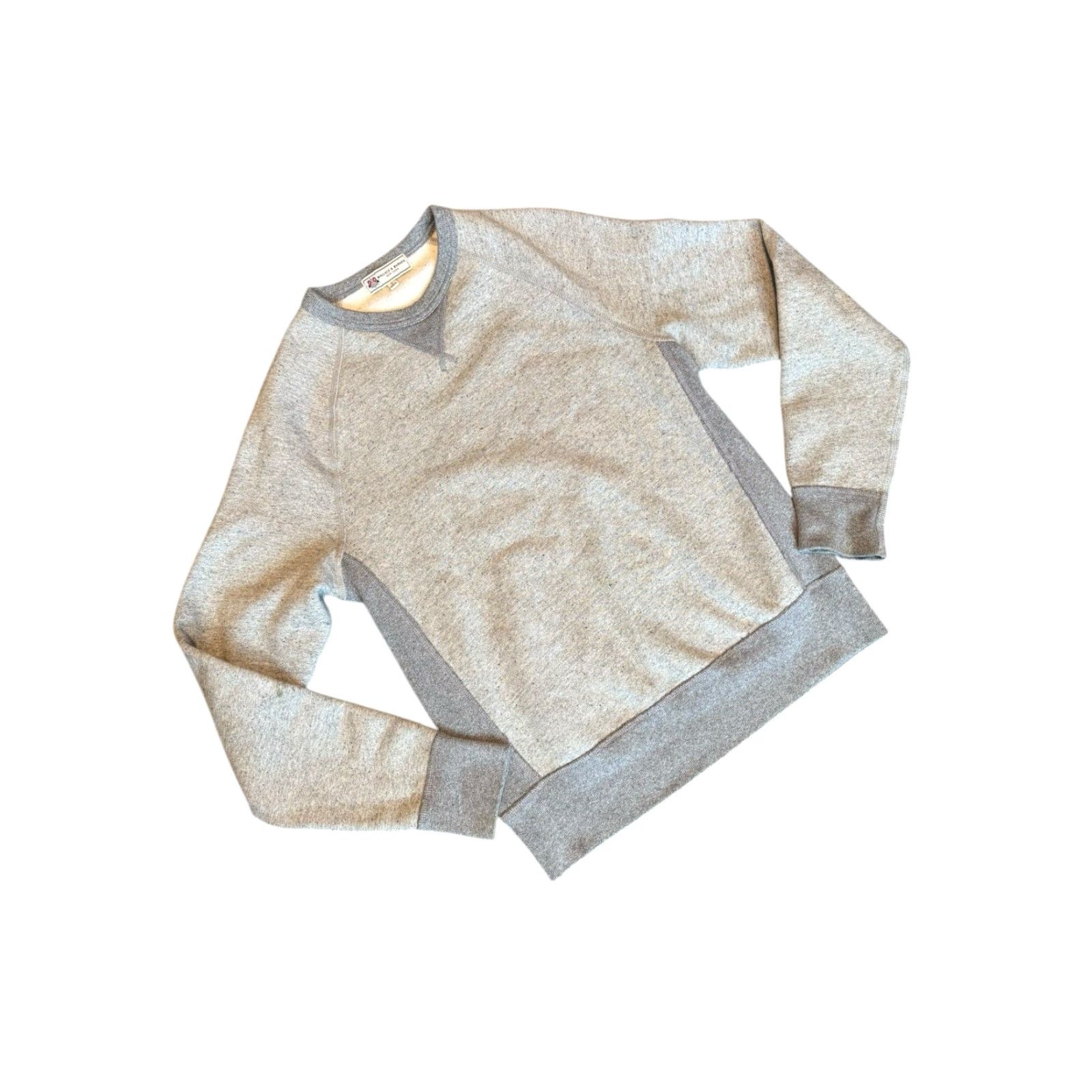 Wallace & Barnes Wallace & Barnes Crewneck Sweatshirt Heavyweight Raglan Men's Small J-Crew Gray Size US S / EU 44-46 / 1 - 3 Thumbnail
