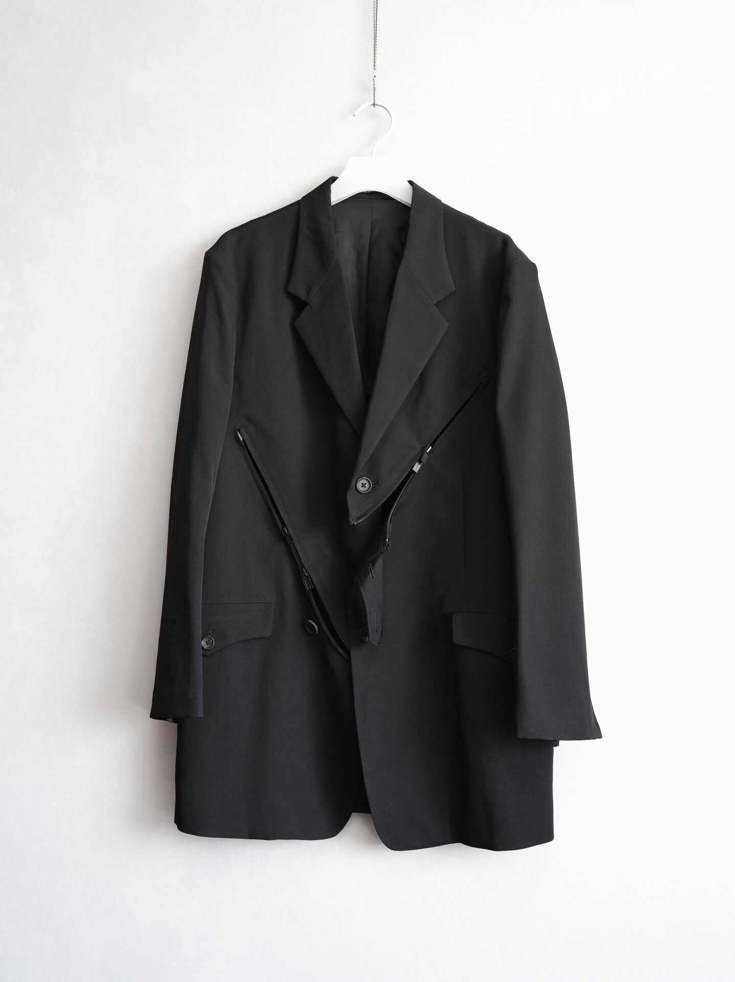 Yohji Yamamoto Yohji Yamamoto Deconstructed Zip Jacket Size US L / EU 52-54 / 3 - 1 Thumbnail