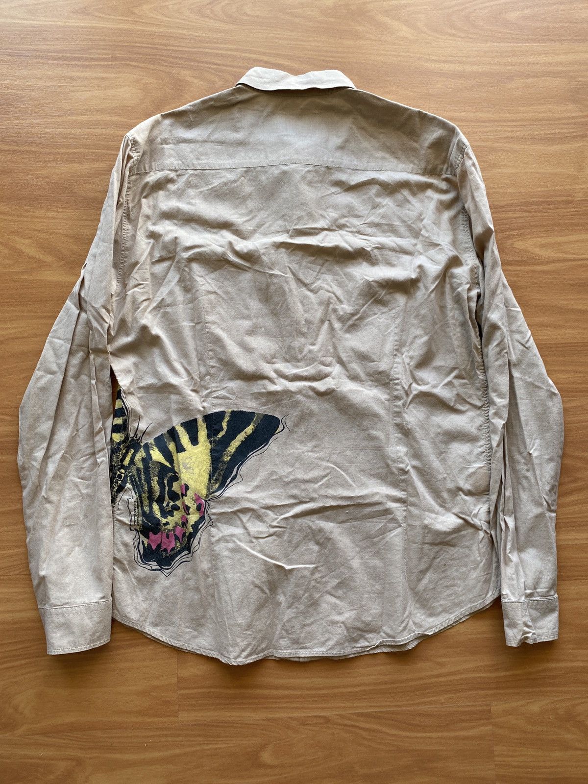 Roberto Cavalli Cavalli Butterfly Button Up Shirt Size US L / EU 52-54 / 3 - 6 Thumbnail