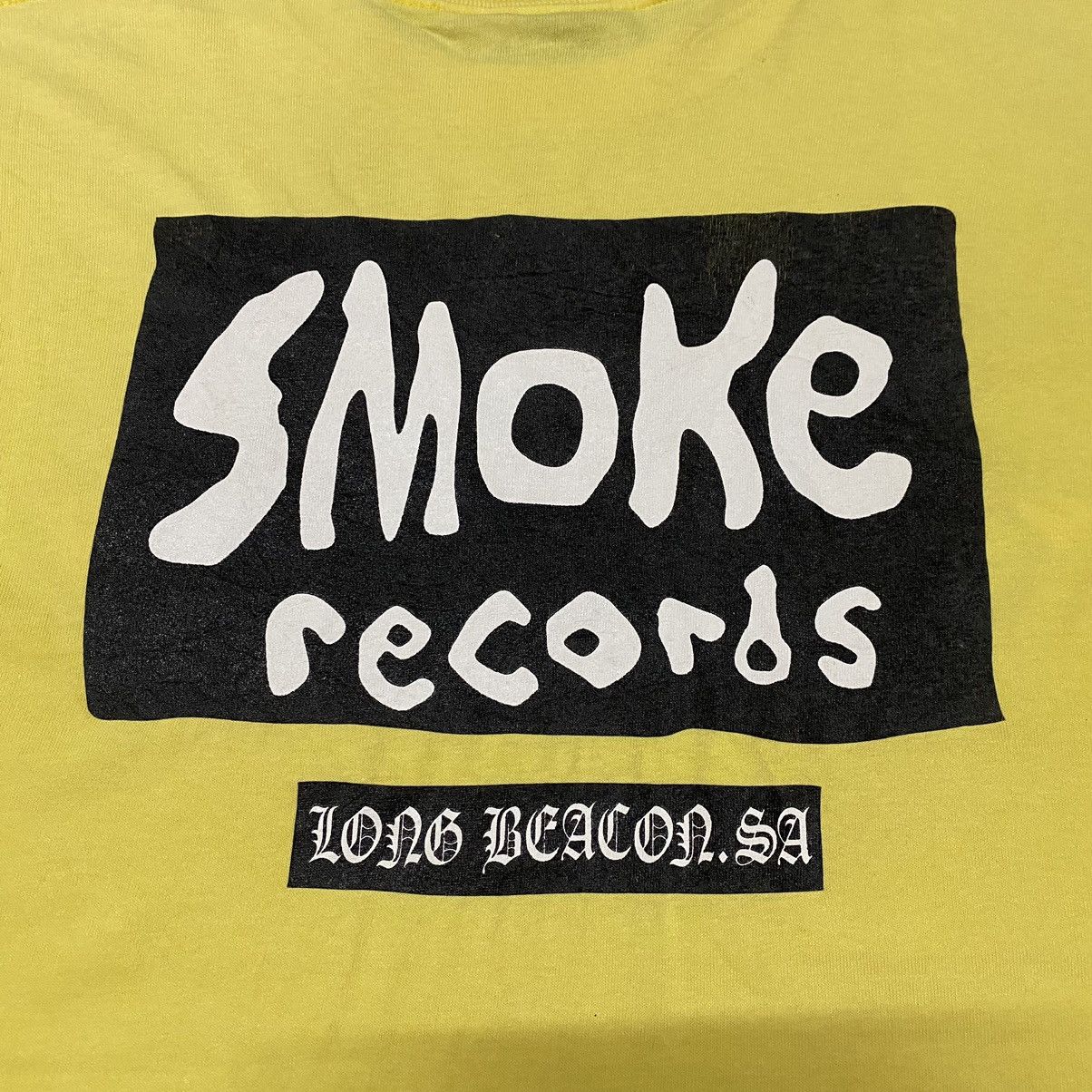 Vintage Y2K RUDIES SMOKE RECORDS LONG BEACON T SHIRT RARE Size US L / EU 52-54 / 3 - 9 Thumbnail