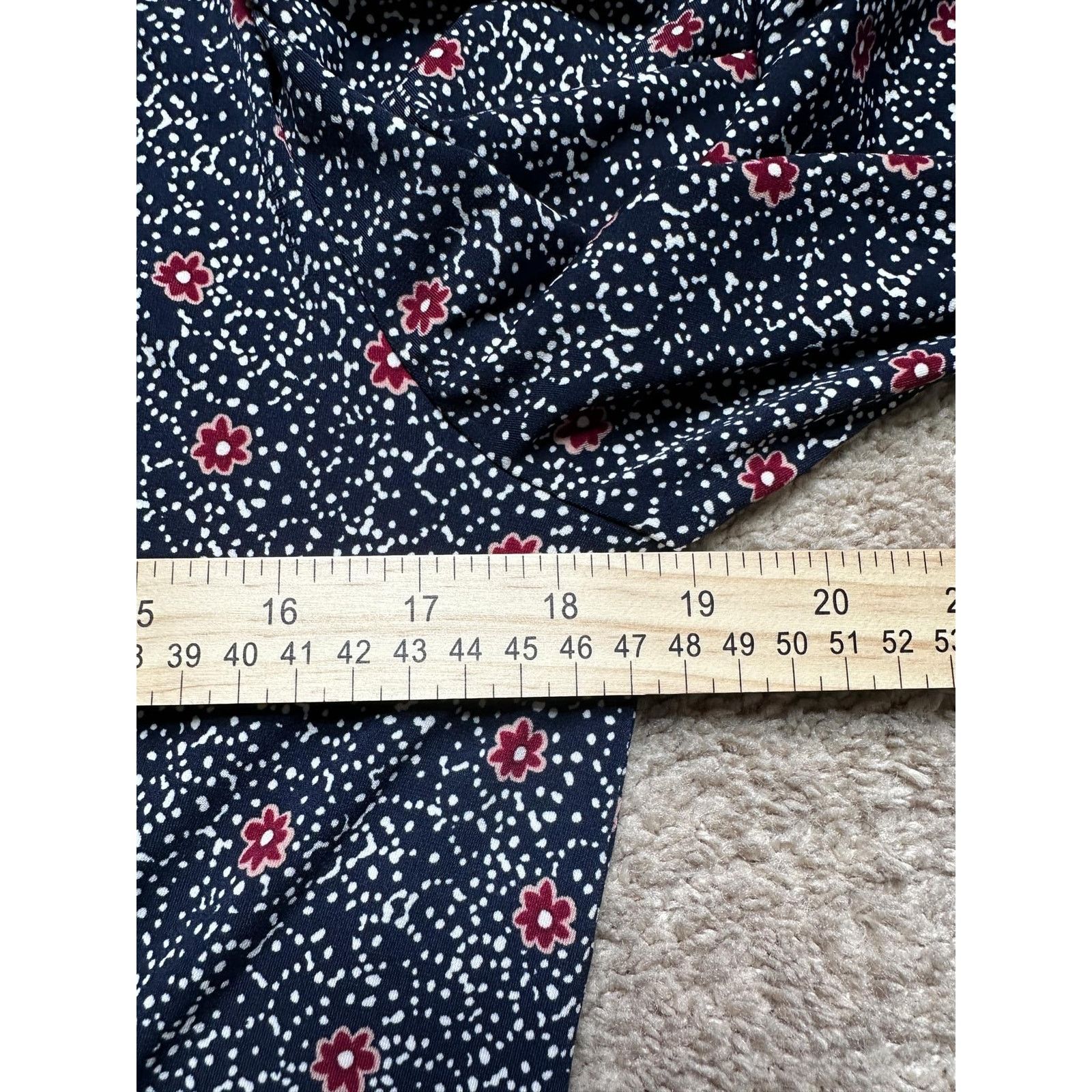 Loft NWT Loft Floral Pleated Mini Dress Navy Women's Size 10 Size L / US 10 / IT 46 - 8 Thumbnail