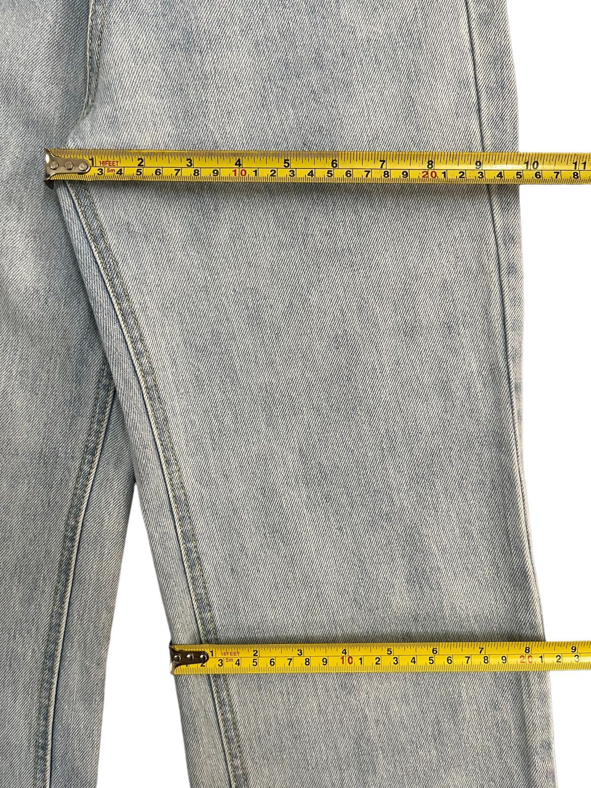 Japanese Brand Vintage Japanese Brand Light Blue Wash Distress Flare Jeans Size 25" / US 0 / IT 36 - 12 Thumbnail