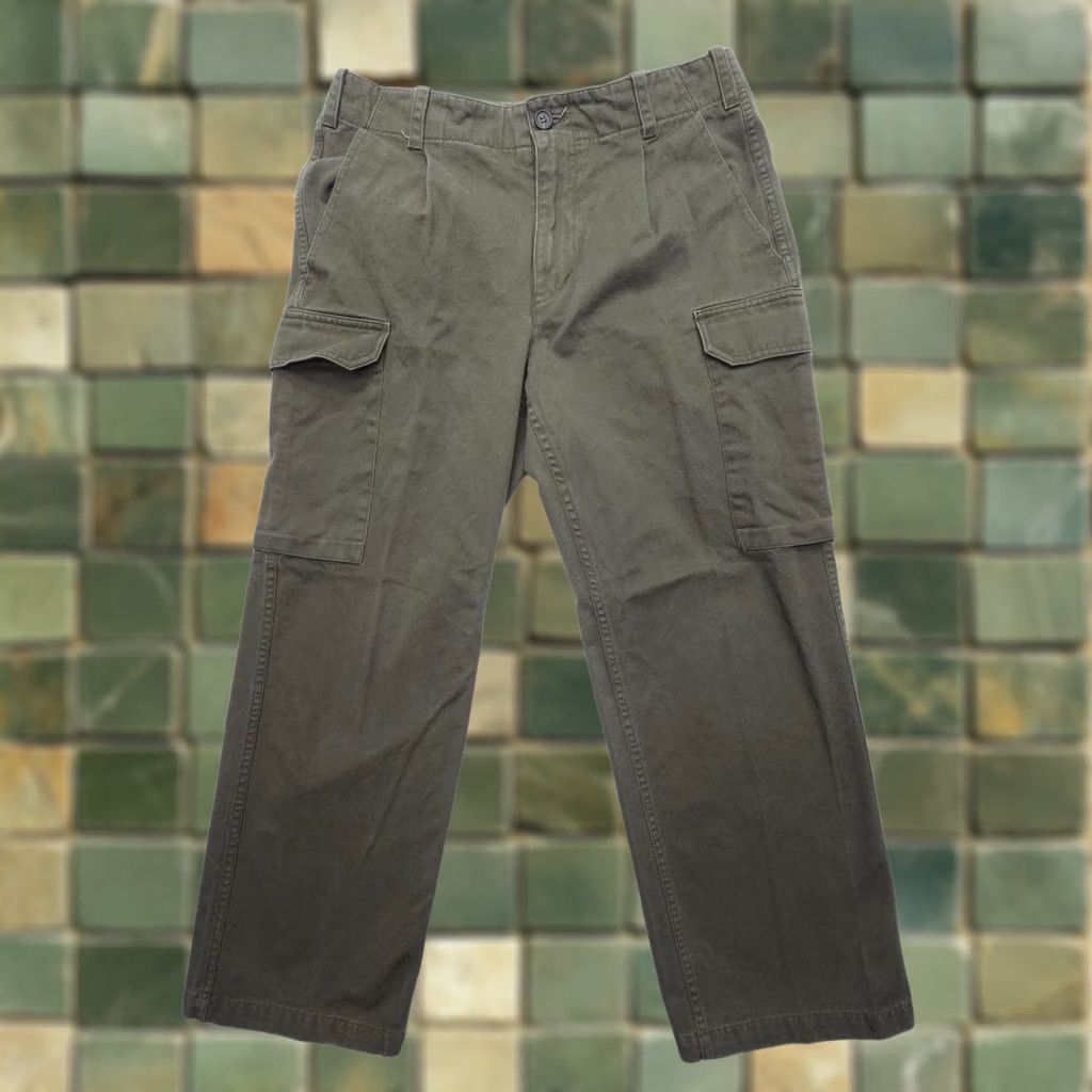 Nili Lotan Nili Lotan Yannic Cargo Pants Womens 6 Green Cotton Twill Cargo Pants Crop Military Army Clothes Slim Straight 30 In Seam Vintage: No Size 28" / US 6 / IT 42 - 1 Thumbnail