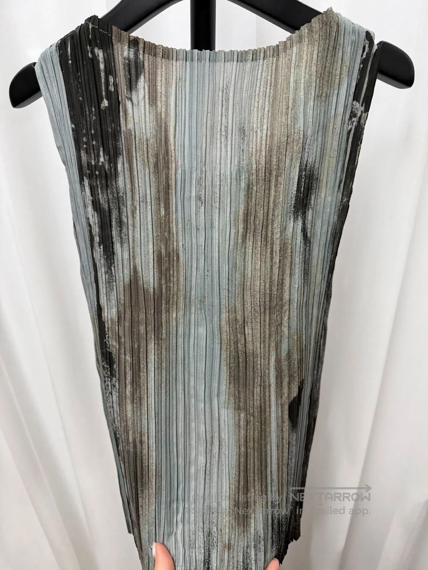 Issey Miyake Issey Miyake Ink Wash Burned Pleated Tank. Size US M / EU 48-50 / 2 - 3 Thumbnail