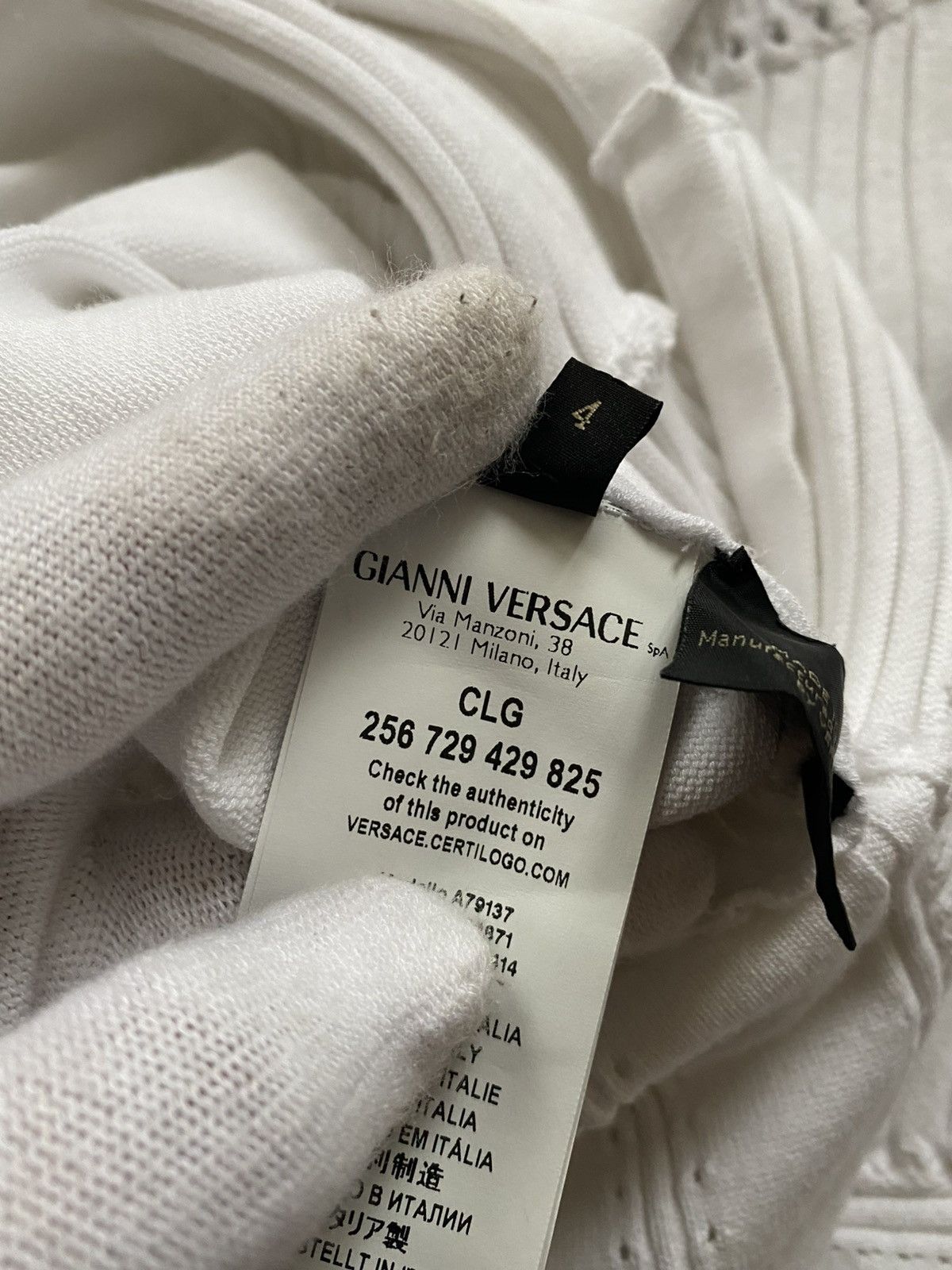 Versace Gianni Versace dress knitted from new collections v-neckline Size XS / US 0-2 / IT 36-38 - 12 Thumbnail