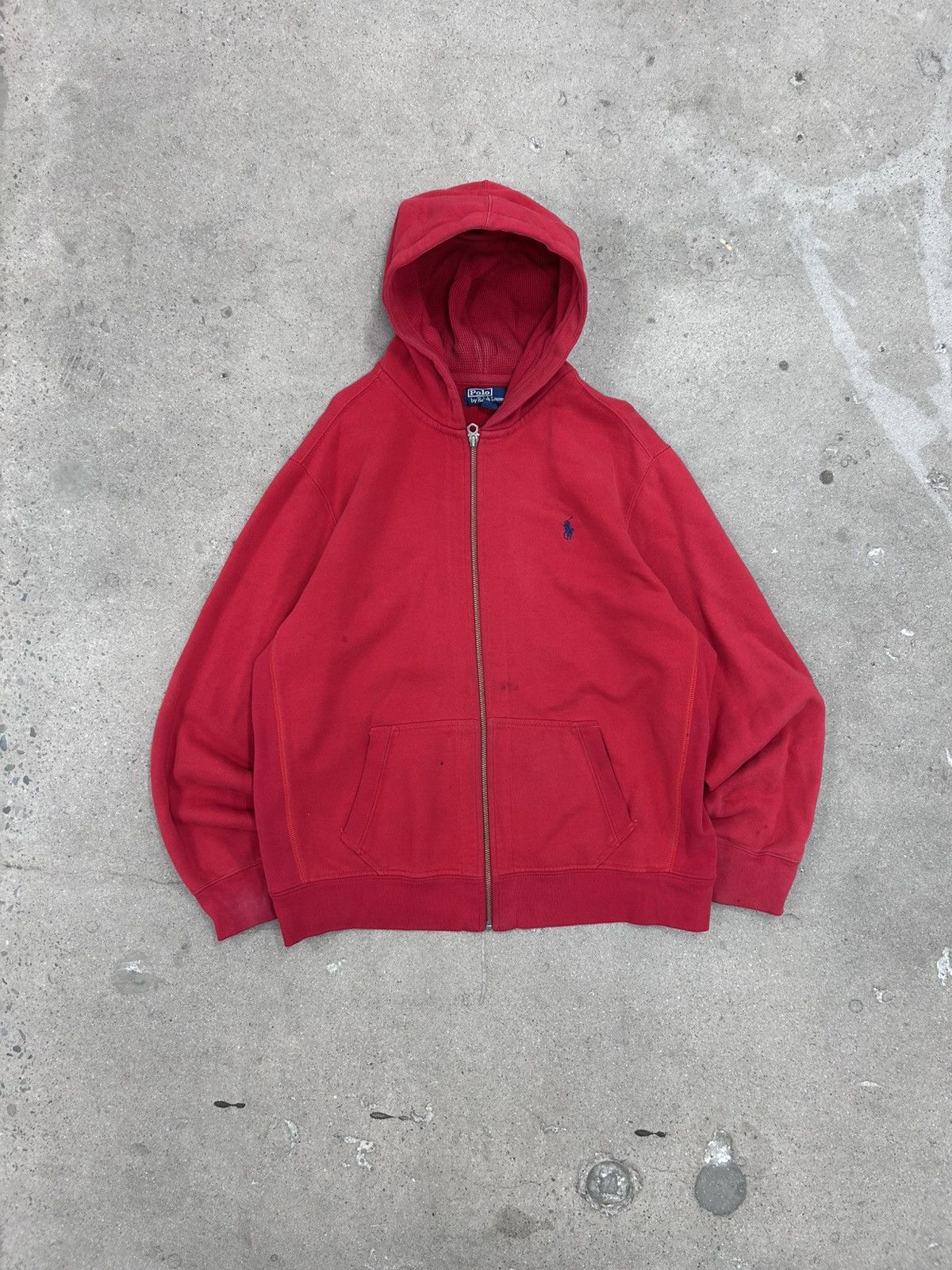 Polo Ralph Lauren Polo Ralph Lauren zip up hoodie red Size US XXL / EU 58 / 5 - 1 Thumbnail
