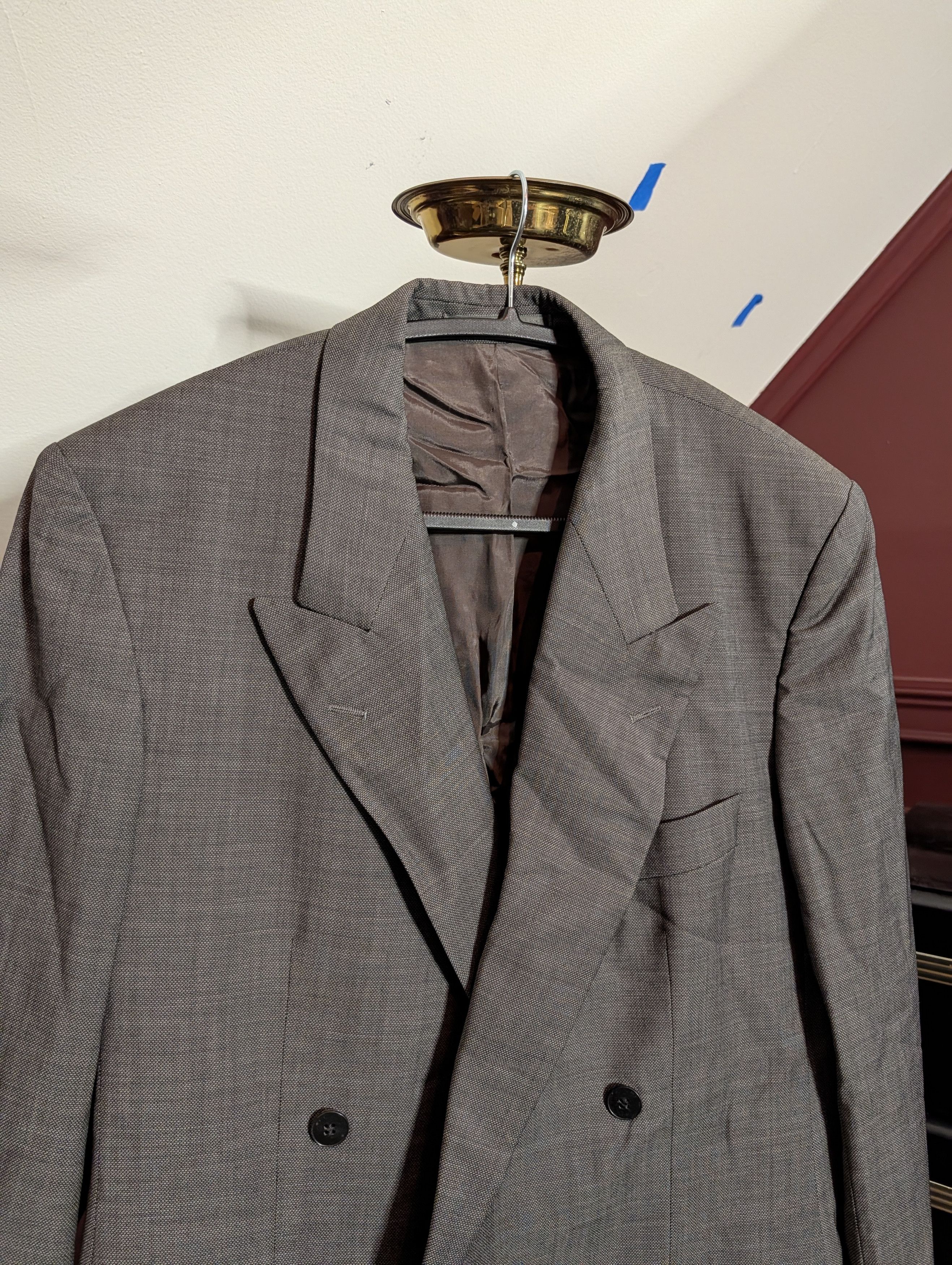 Hugo Boss Double Breasted Cerruti 1881 Superissimo 100s wool jacket Size 38S - 2 Thumbnail