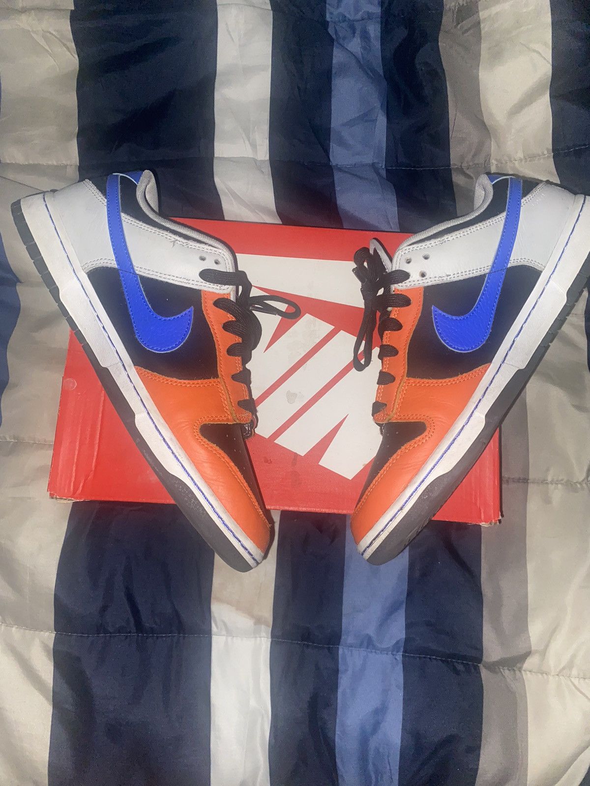 Nike Nike Dunk Low 75 Anniversary ‘Knicks’ Size US 11 / EU 44 - 2 Thumbnail