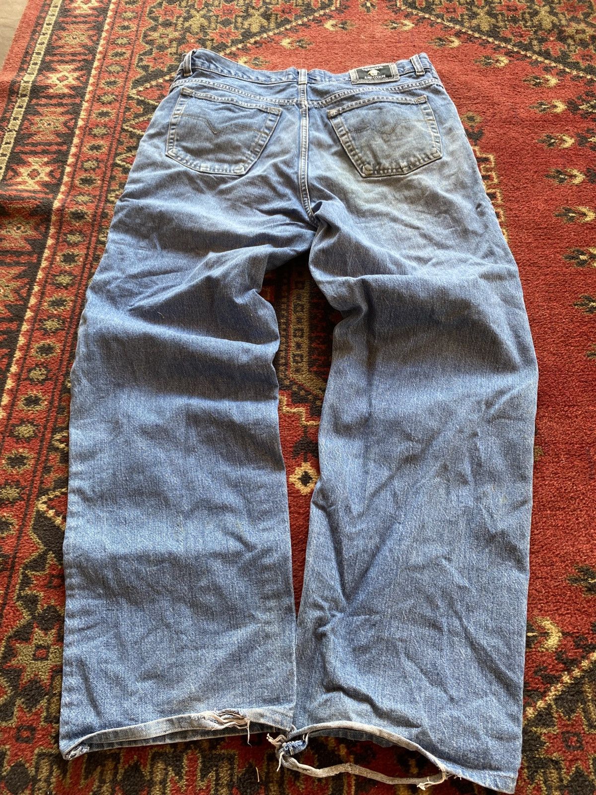 Versace Vintage Versace Jeans Distessed dirty Balenciaga Style Size US 38 / EU 54 - 20 Thumbnail