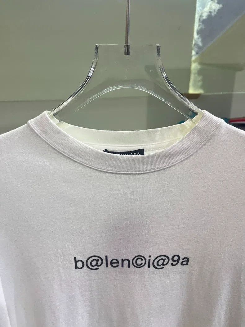 Balenciaga Balenciaga Mail Logo Printed White Short Sleeve T-Shirt Size US S / EU 44-46 / 1 - 2 Thumbnail