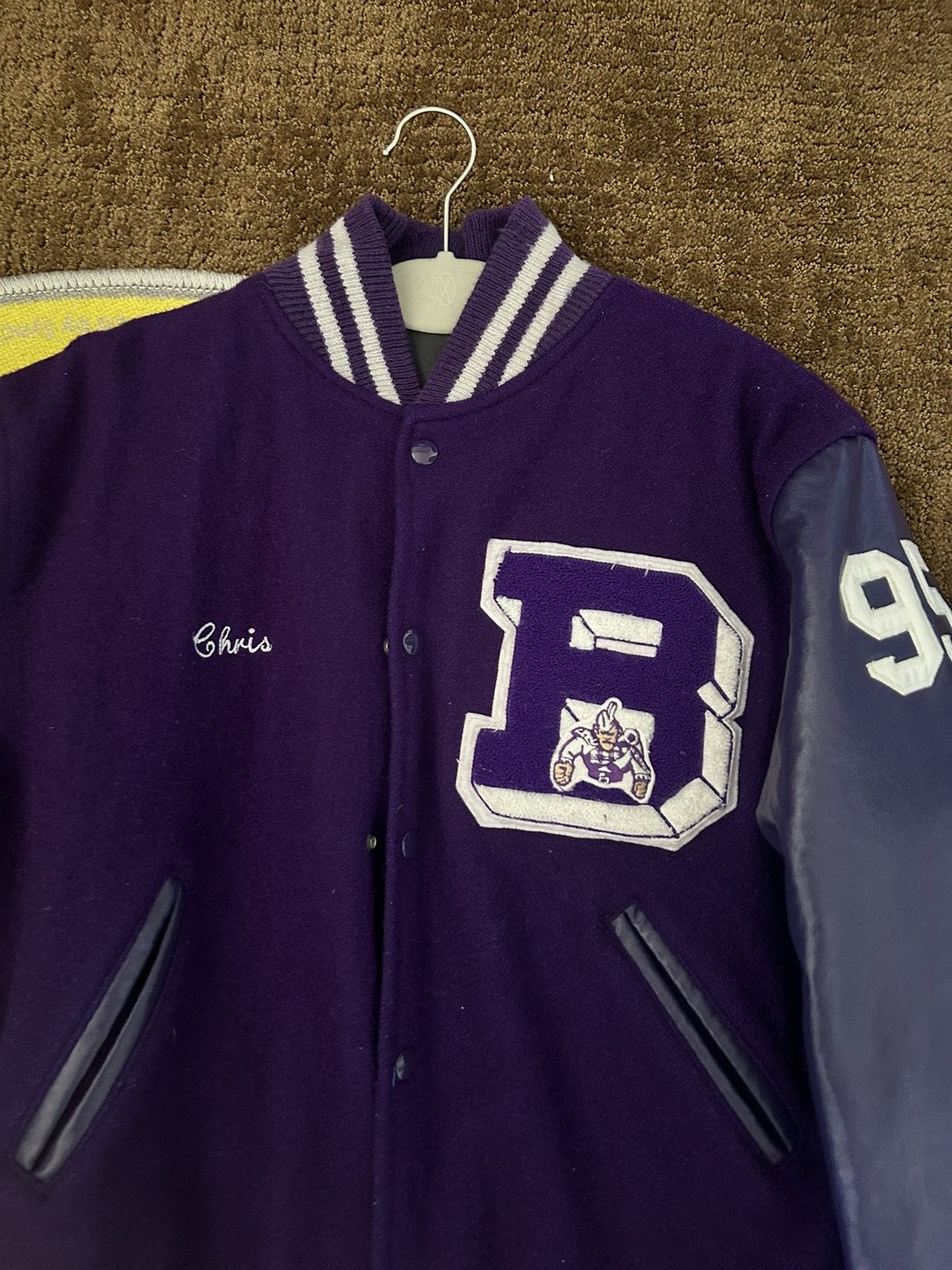 Vintage vintage varsity jacket Size US L / EU 52-54 / 3 - 2 Thumbnail