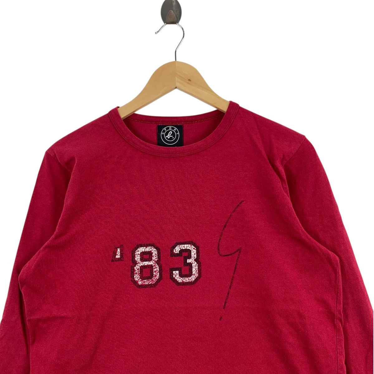 agnes b. Vintage AGNES B SPORT ‘83 Long Sleeve Tshirt Size US M / EU 48-50 / 2 - 2 Thumbnail