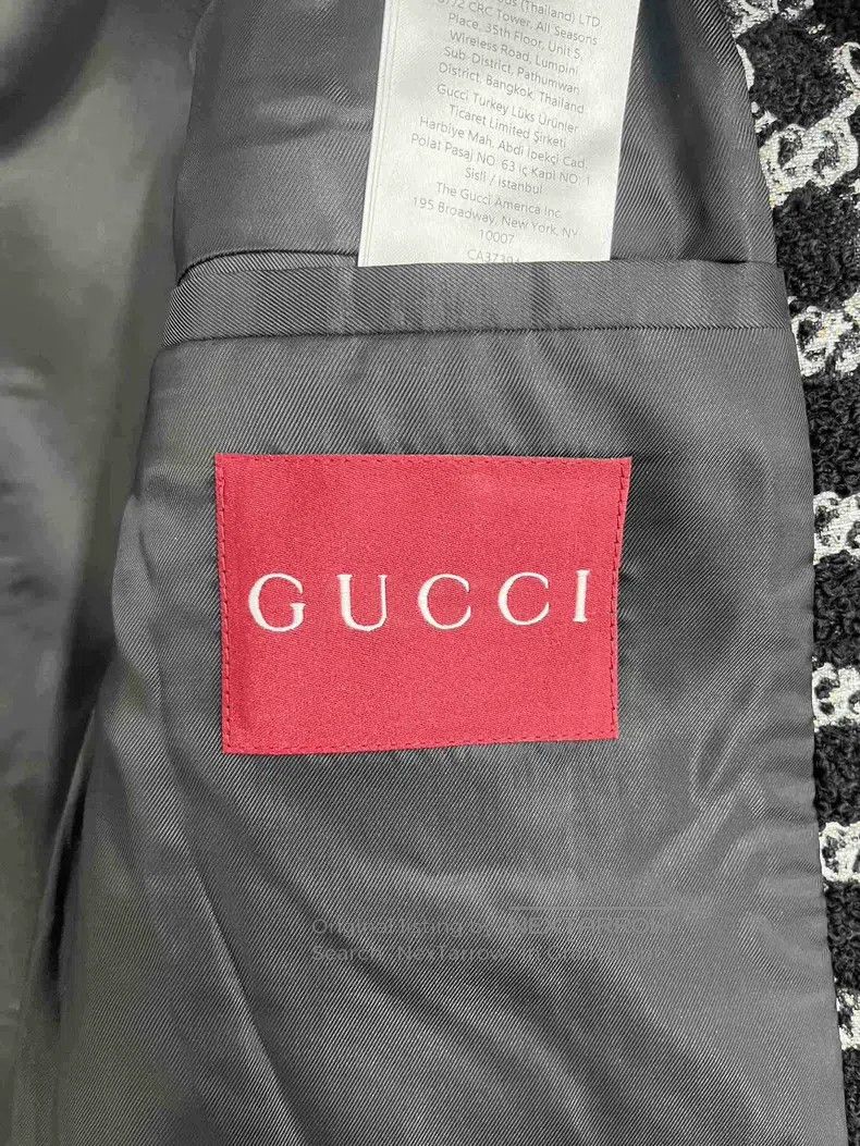 Gucci Gucci Black gold and silver silk wool knot velvet jacket Size M / US 6-8 / IT 42-44 - 4 Thumbnail