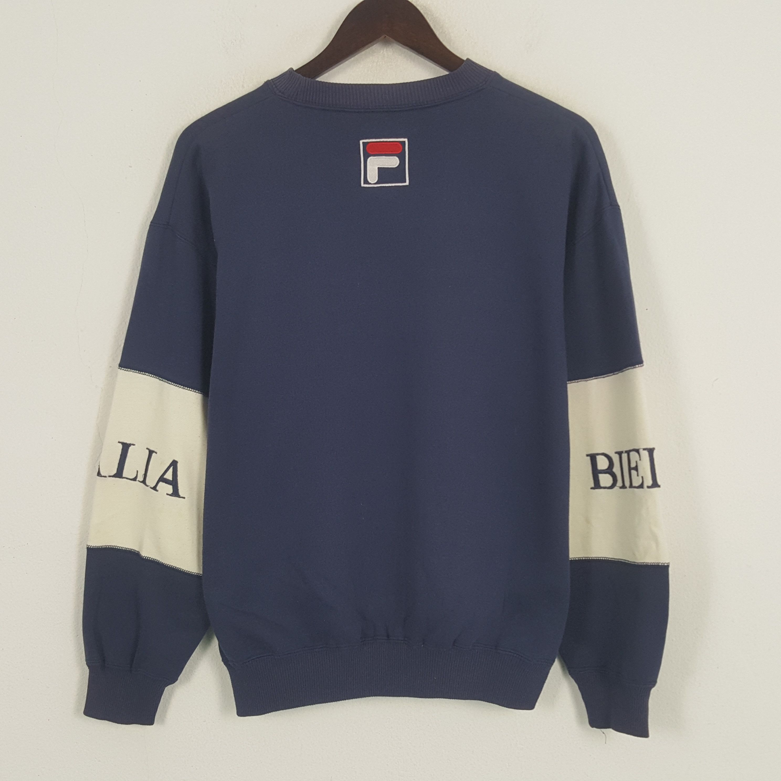 Fila × Vintage Vintage Fila Biella Italia Sweatshirt Size US L / EU 52-54 / 3 - 3 Thumbnail