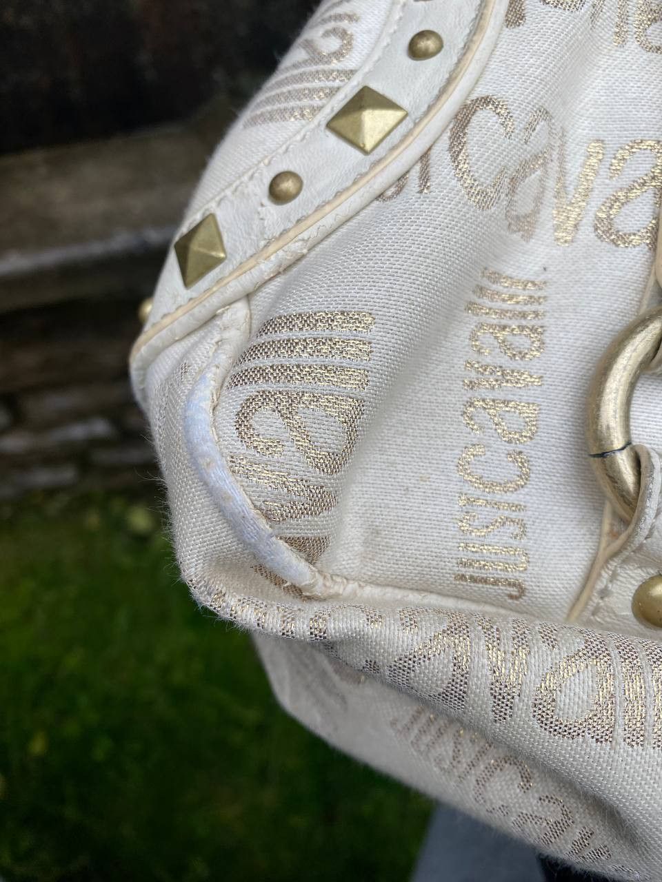 Just Cavalli × Vintage Just Cavalli Logo print Studded Bag Y2K vintage Size ONE SIZE - 9 Thumbnail