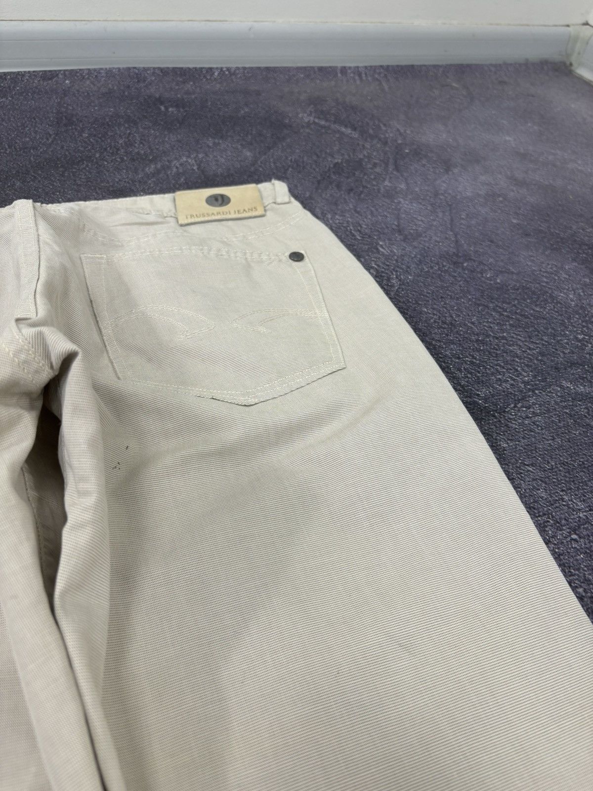 Trussardi × Vintage Vintage Trussardi Men’s Slim Straight Fit Luxury Pants Jeans Size US 33 - 7 Thumbnail