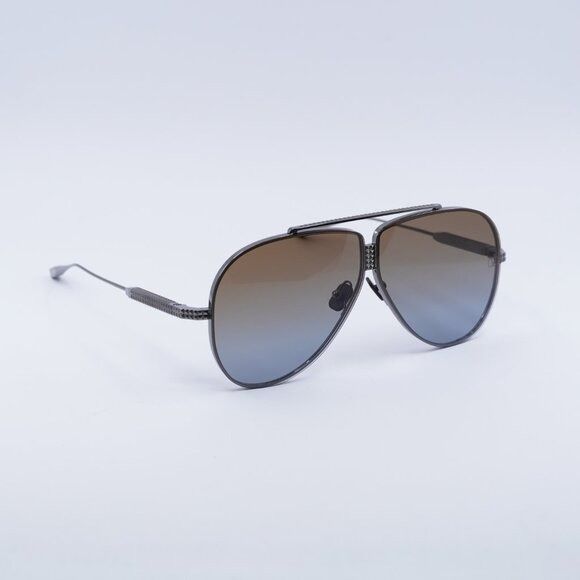 Valentino Valentino XVI VLS-100C Sunglasses Shiny Black Aviator Frame Size ONE SIZE - 4 Thumbnail