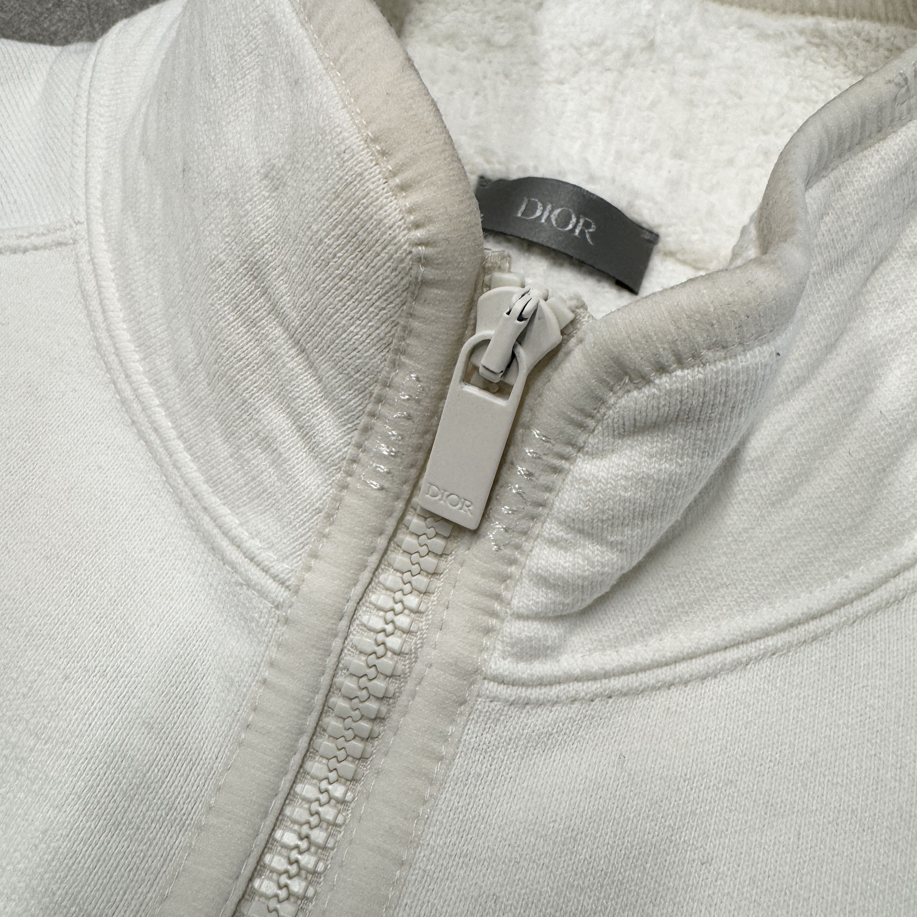 Dior Dior 47 Logo Half Zip Sweatshirt In Cream RRP £1150 Size US S / EU 44-46 / 1 - 4 Thumbnail