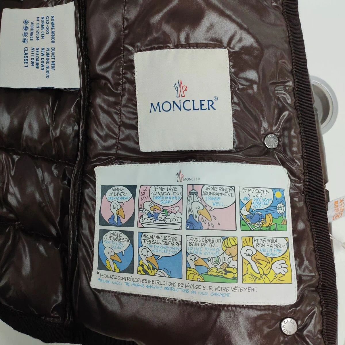 Moncler Moncler down jacket 0 brown Size XS / US 0-2 / IT 36-38 - 6 Thumbnail