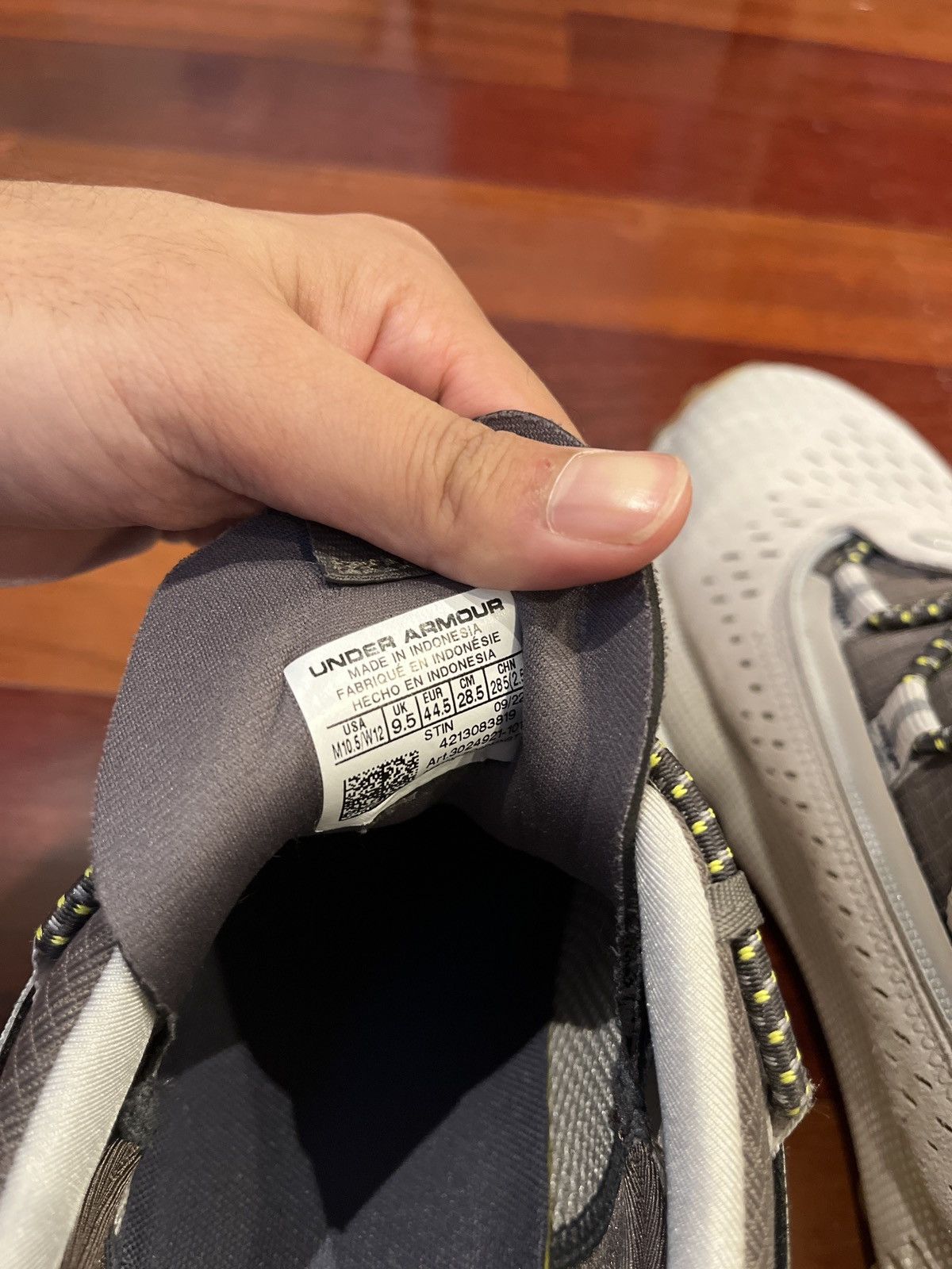 Under Armour Under Armour summit sneakers size 10.5 grey Size US 10.5 / EU 43-44 - 2 Thumbnail