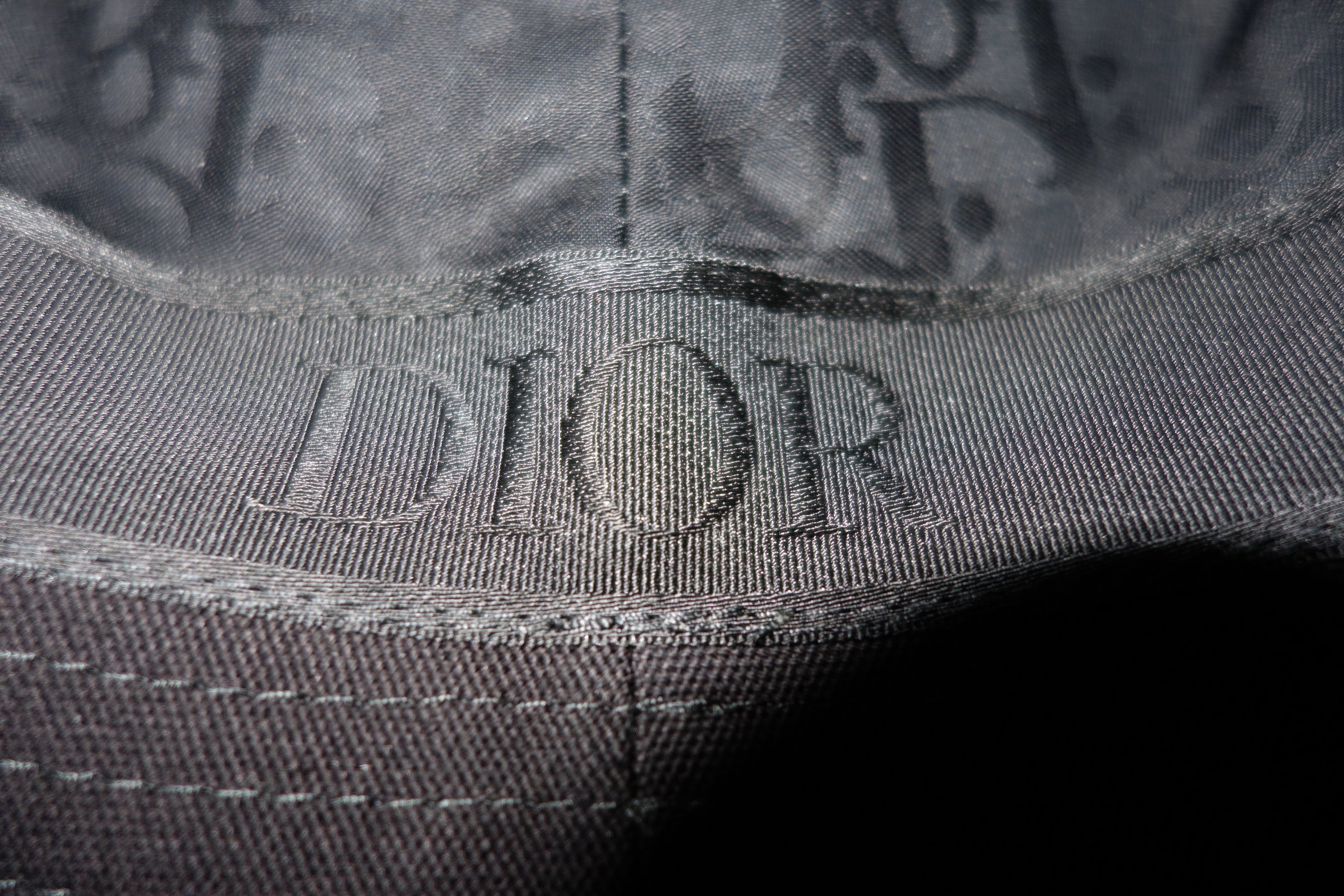 Dior × Kim Jones DIOR - Hat Bob Sunhat Cap S Black Dune Kim Jones FW23 NEW Size ONE SIZE - 5 Thumbnail