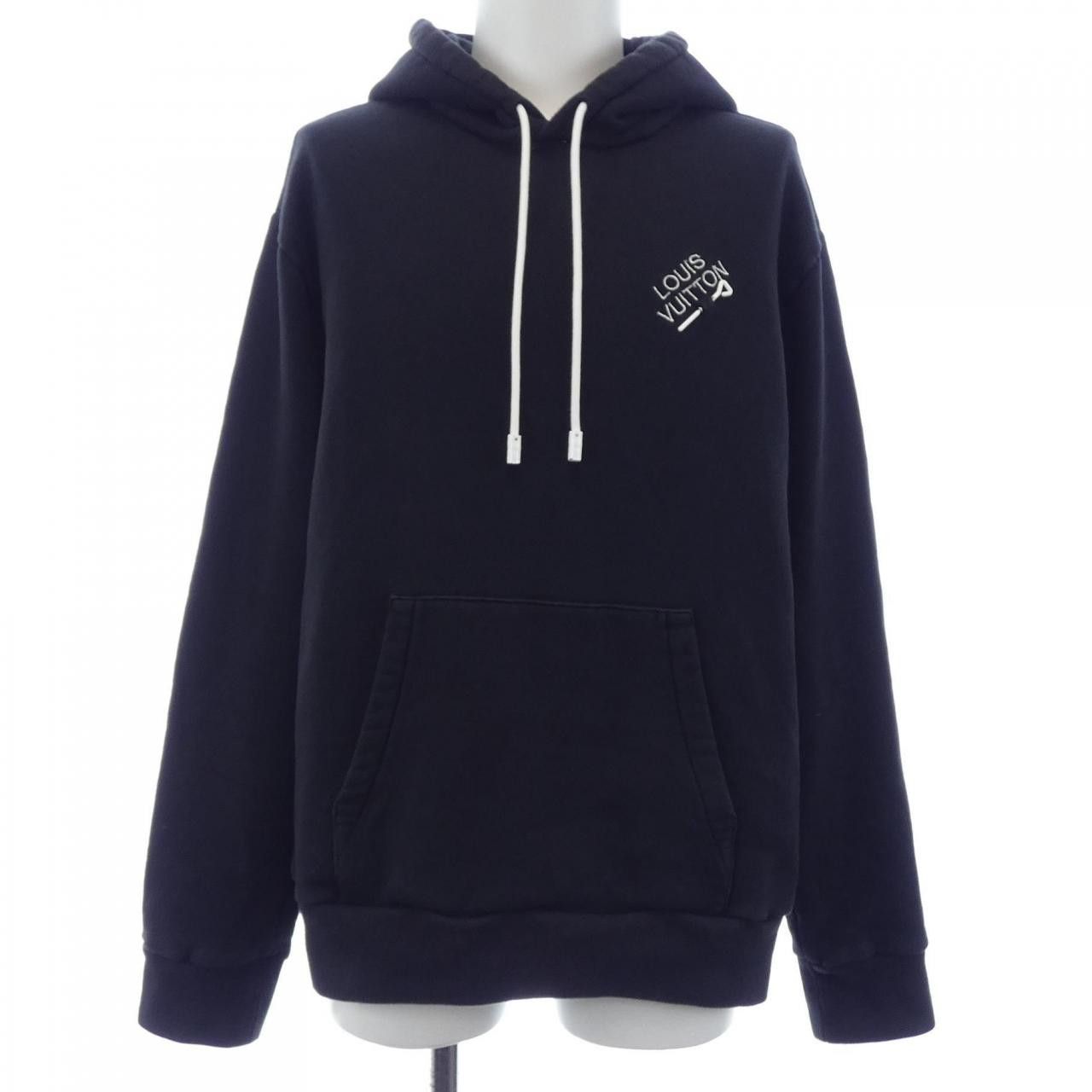 Louis Vuitton Louis Vuitton Louis Vuitton Signature Hoodie With Embroidery Hoodie Textile Sweatshirts & Hoodies HNY56WIHN DUTY FREE for USA Size ONE SIZE - 1 Thumbnail