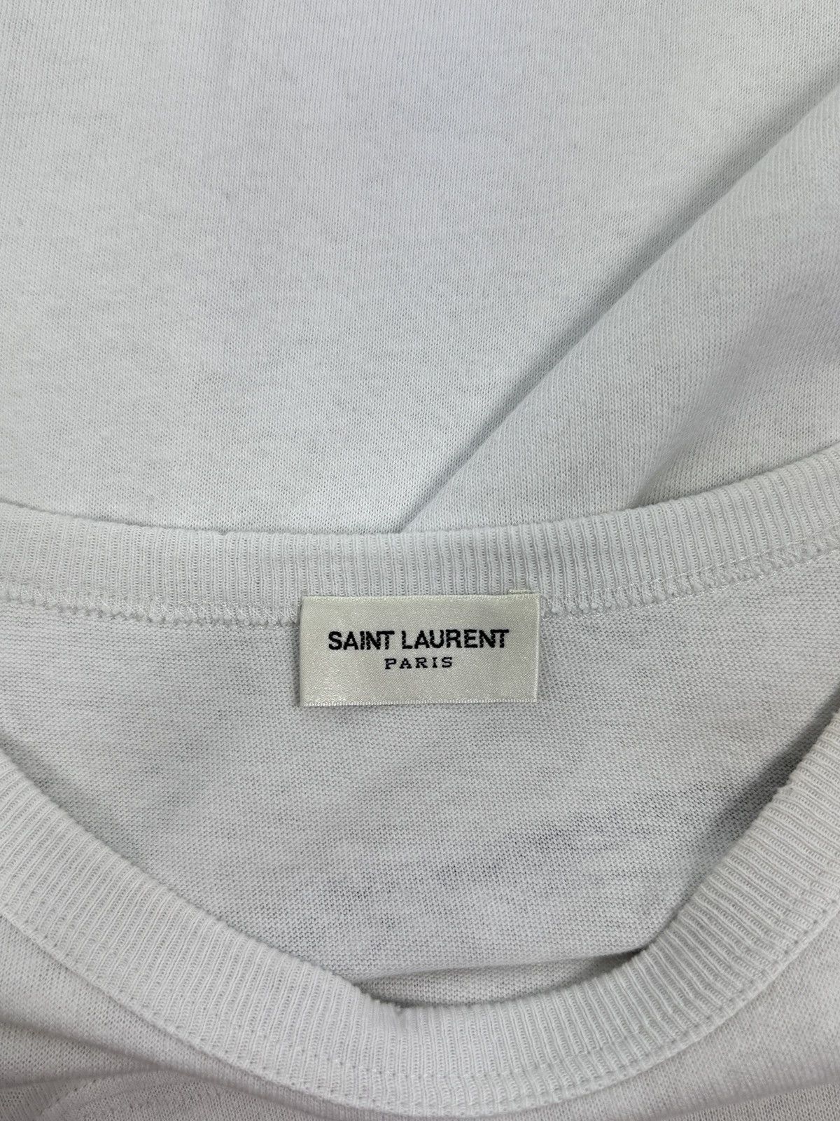 Saint Laurent Paris SHORT SLEEVE T-SHIRT Size US XXL / EU 58 / 5 - 3 Thumbnail