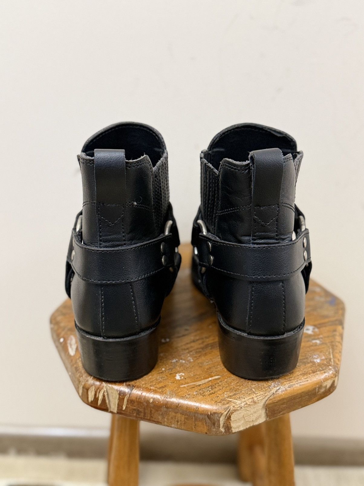Vintage Cowboy Vestern Guidi Vibe leather biker style boots y2k Size US 10 / EU 43 - 12 Thumbnail