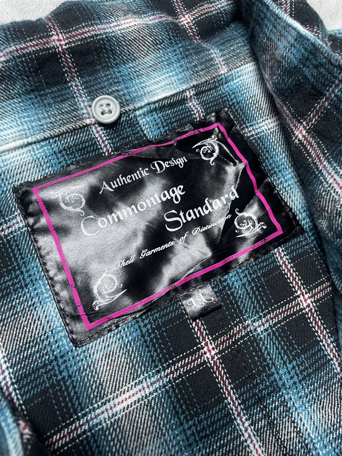 If Six Was Nine 2000’s Commontage Standart - Plaid Bikers Style Jacket Size US L / EU 52-54 / 3 - 10 Thumbnail