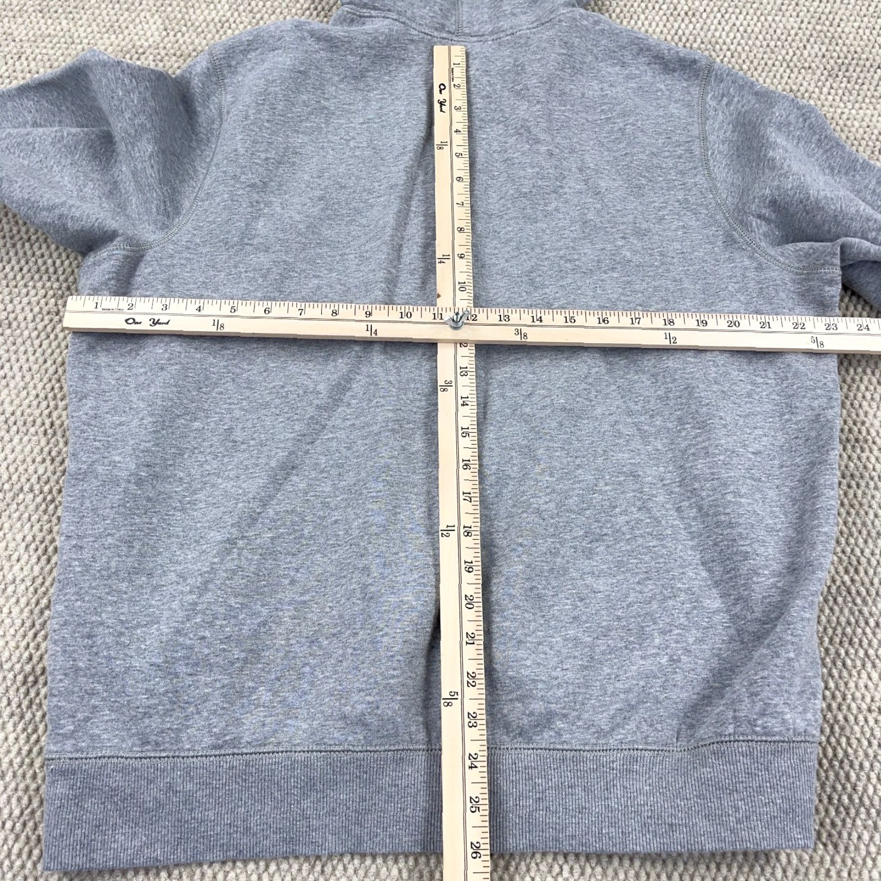 Nike Nike Hoodie Men XL Gray White Sweatshirt Pullover Heavyweight Hooded Pockets Logo 90s Retro Style Grunge Classic Sportswear Mens Size US XL / EU 56 / 4 - 7 Thumbnail