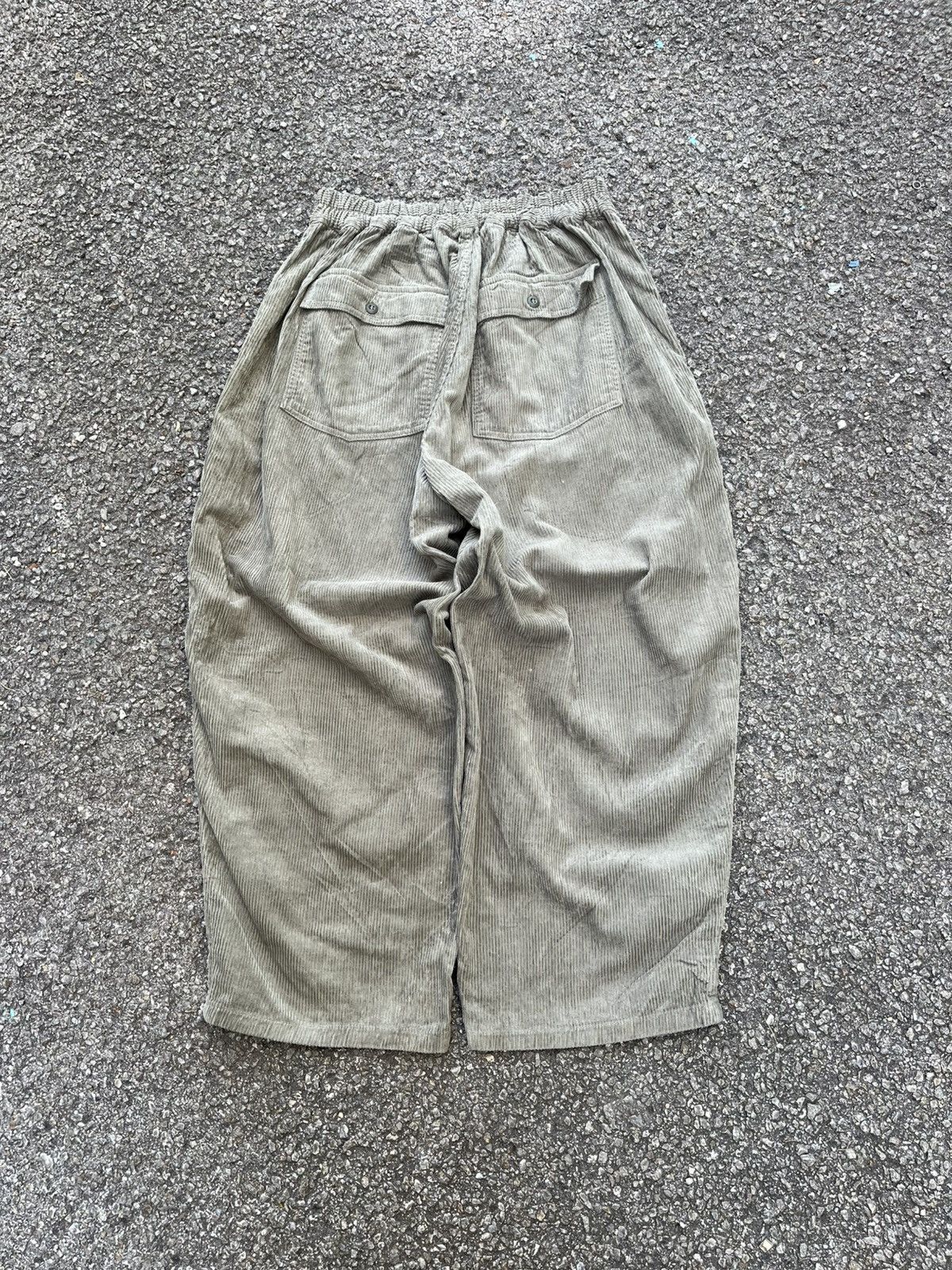 Beauty Beast Baggy Balloon Corduroy Pants Sakula Japan Army Green Size US 30 / EU 46 - 9 Thumbnail