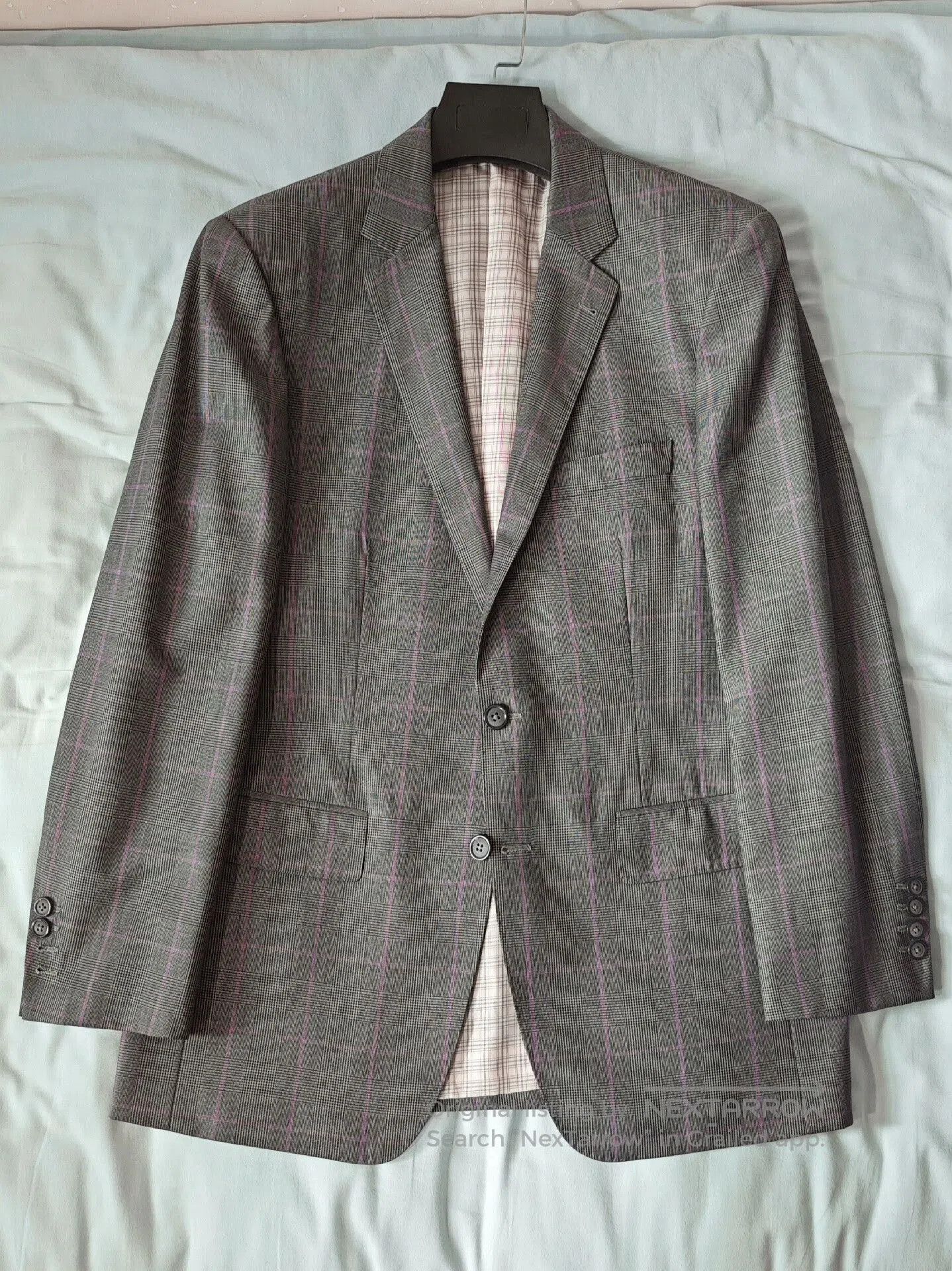 Japanese Brand Vintage Welsh Check Wool Tailored Suit. Size US M / EU 48-50 / 2 - 2 Thumbnail