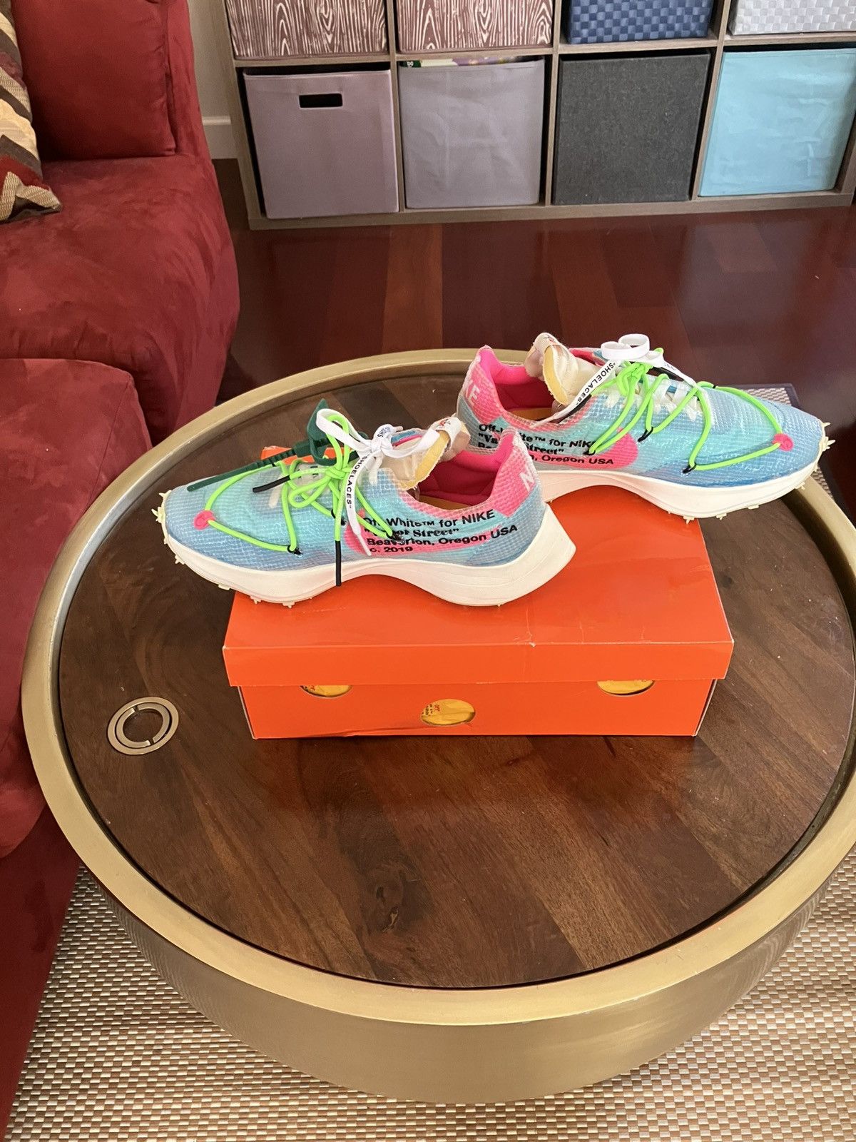 Nike × Off-White Nike x Off-White Vapor Street Sky Blue CD8178-400 Size US 11 / EU 44 - 5 Thumbnail