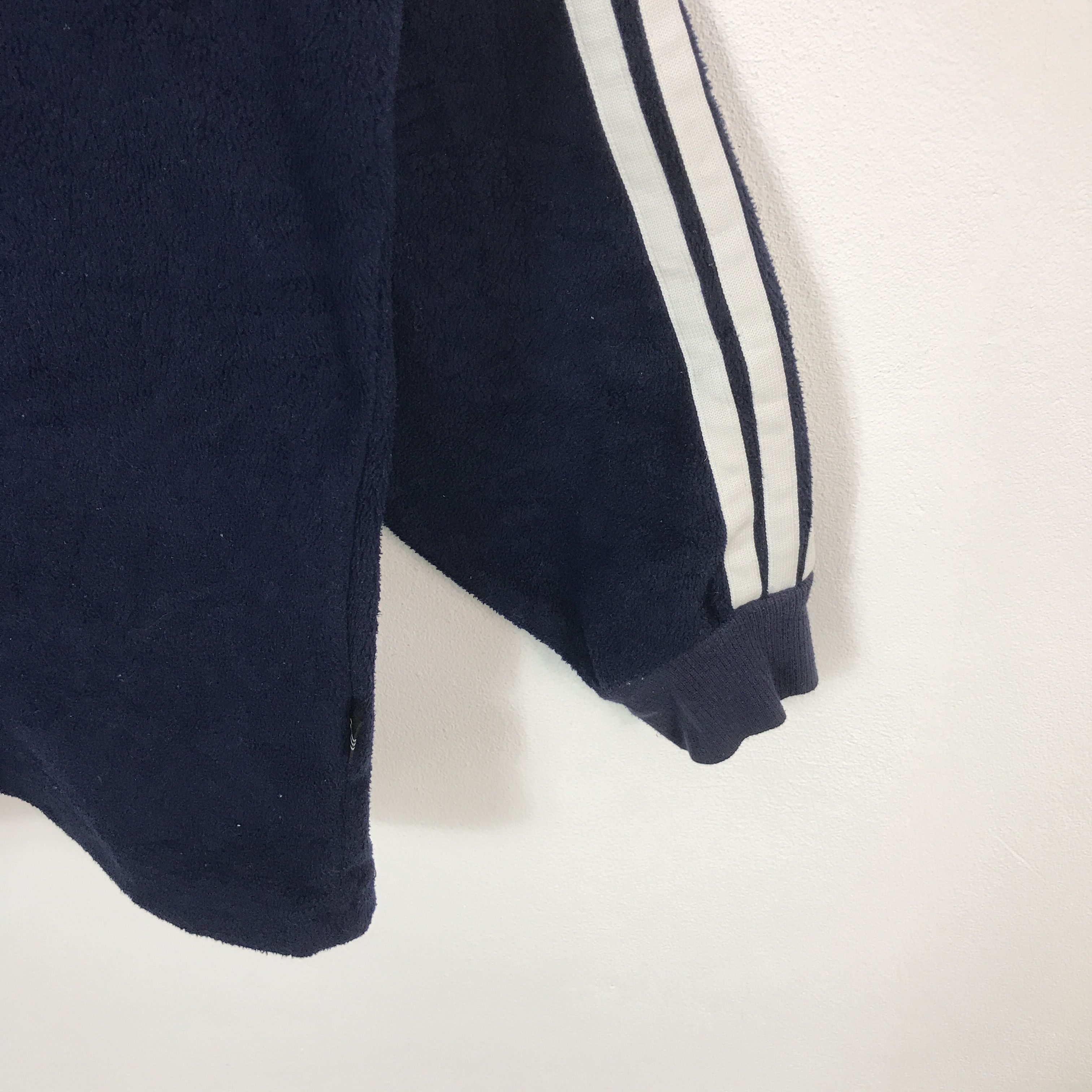 Adidas adidas fleece V-Neck Yohji yamamoto custom art sweatshirt Size US M / EU 48-50 / 2 - 6 Thumbnail