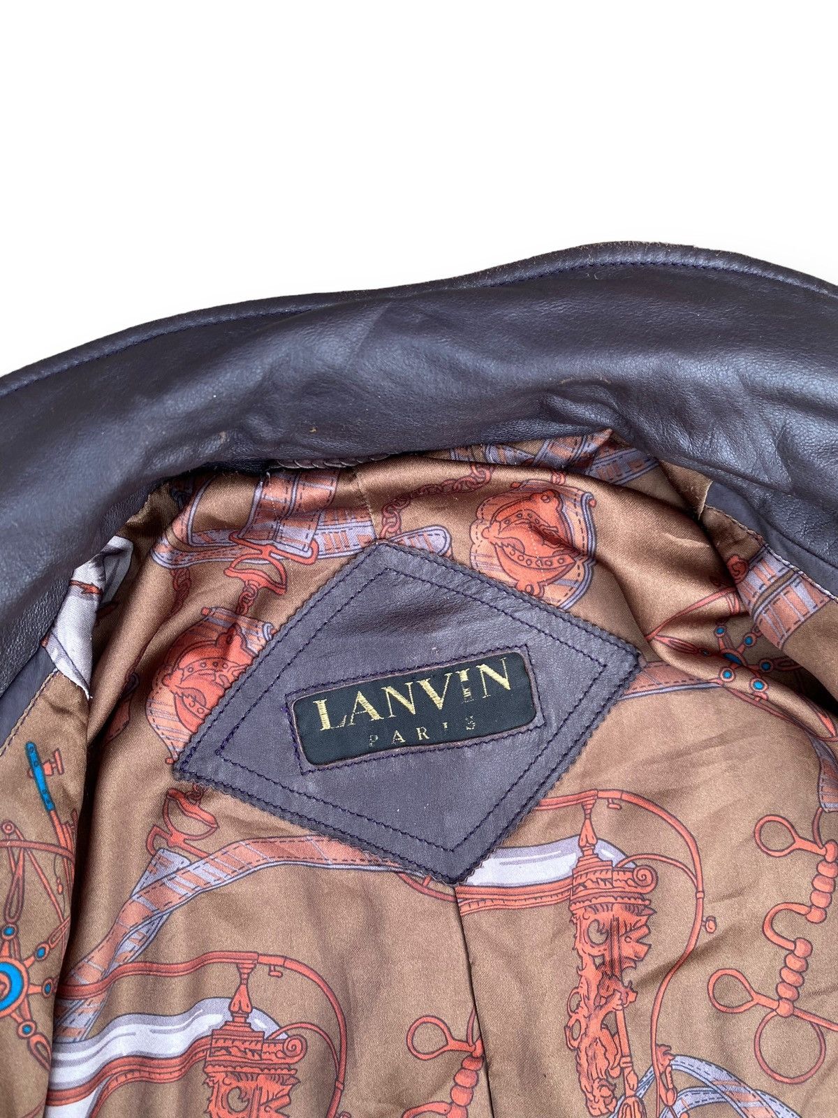 Lanvin Vintage Lanvin Paris Overcoat Beautiful Sun Faded. #C7 Size US XL / EU 56 / 4 - 6 Thumbnail