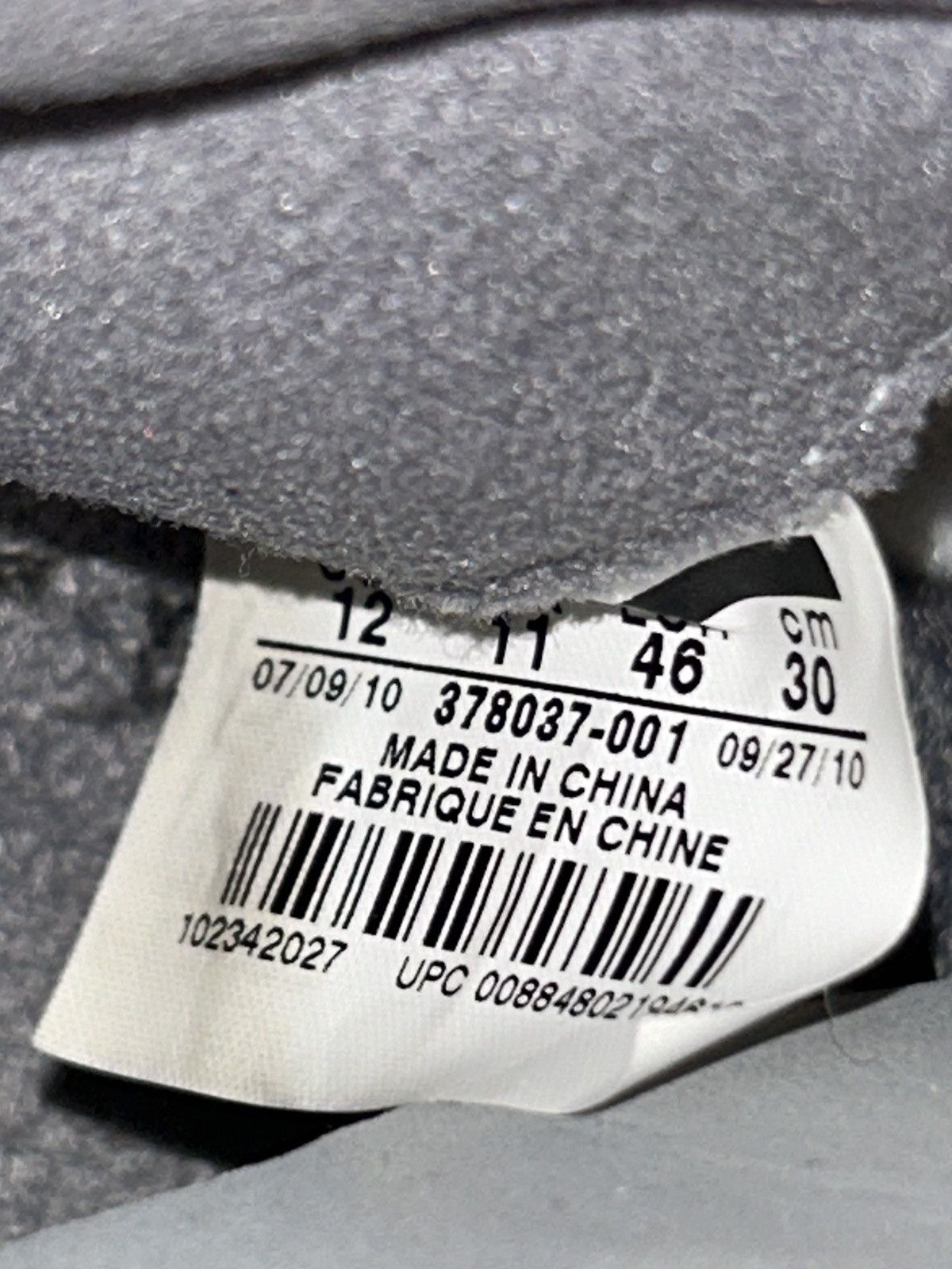 Jordan Brand Jordan 11 Retro Cool Grey (2010) 378037-001 size 12 with box Size US 12 / EU 45 - 11 Thumbnail
