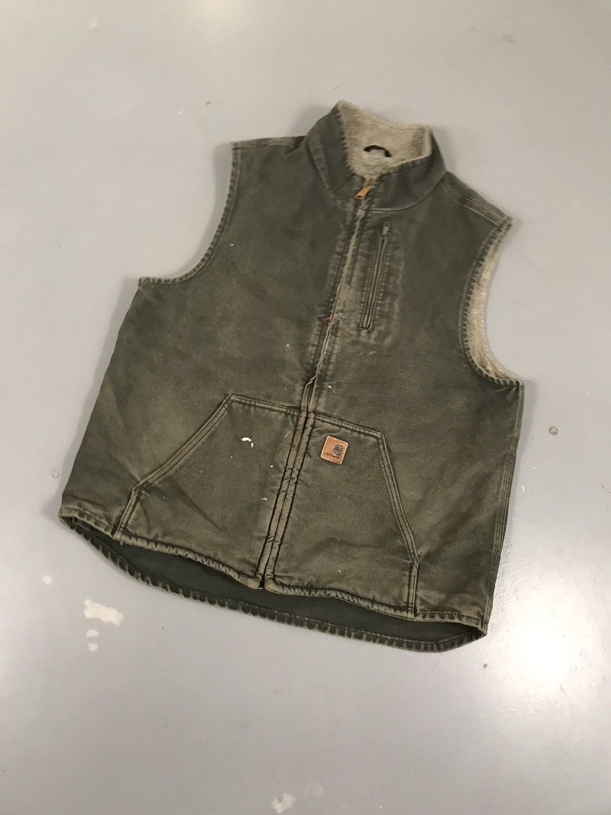 Carhartt × Vintage Vintage 90s Carhartt Sherpa line vest Size US L / EU 52-54 / 3 - 2 Thumbnail