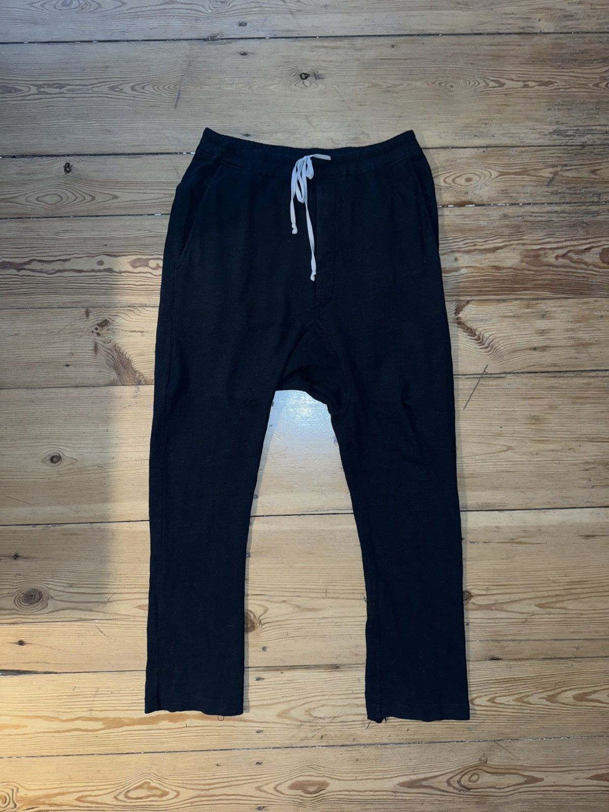 Rick Owens Drkshdw Rick Owens Dark Shadow Drop Crotch Pants Size US 32 / EU 48 - 1 Thumbnail