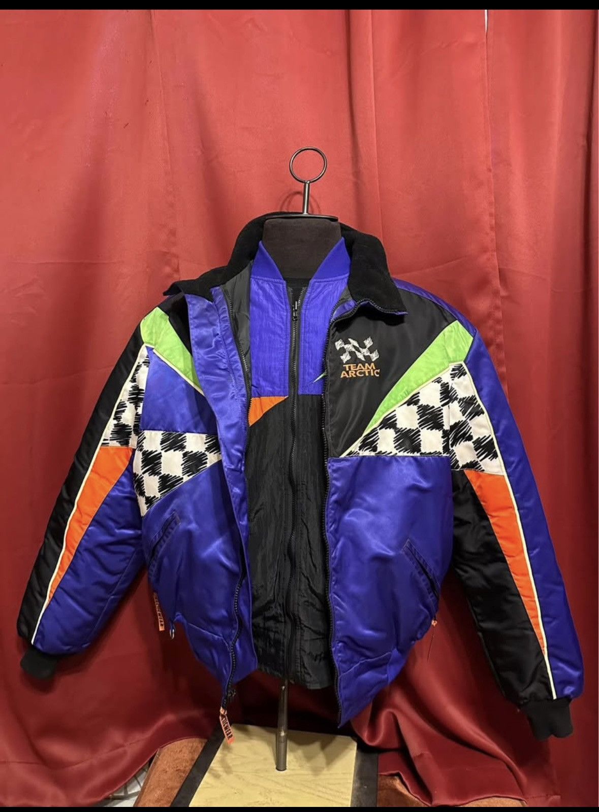 Vintage Vintage Arctic Cat Snowmobile Jacket 90s 2 Layer Windbreaker Size US XL / EU 56 / 4 - 4 Thumbnail