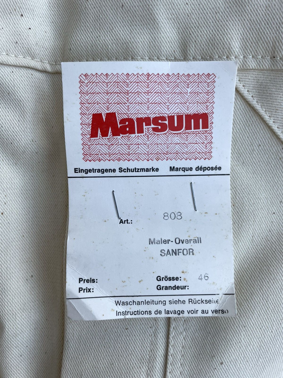 Vintage Vintage Marsum Workwear Overalls Size US 36 / EU 52 - 10 Thumbnail