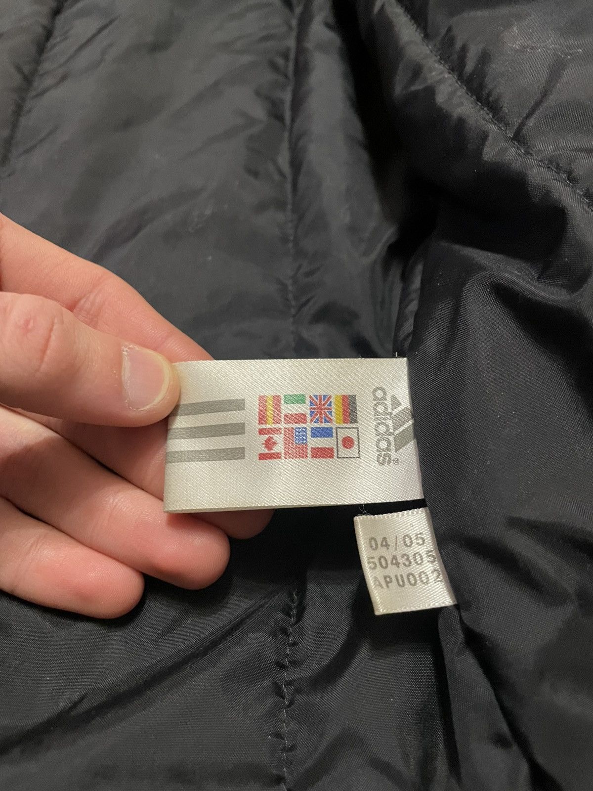 Adidas × Vintage Vintage Adidas AC Milan Soccer Jacket Parka Logo Opel Size US S / EU 44-46 / 1 - 14 Thumbnail